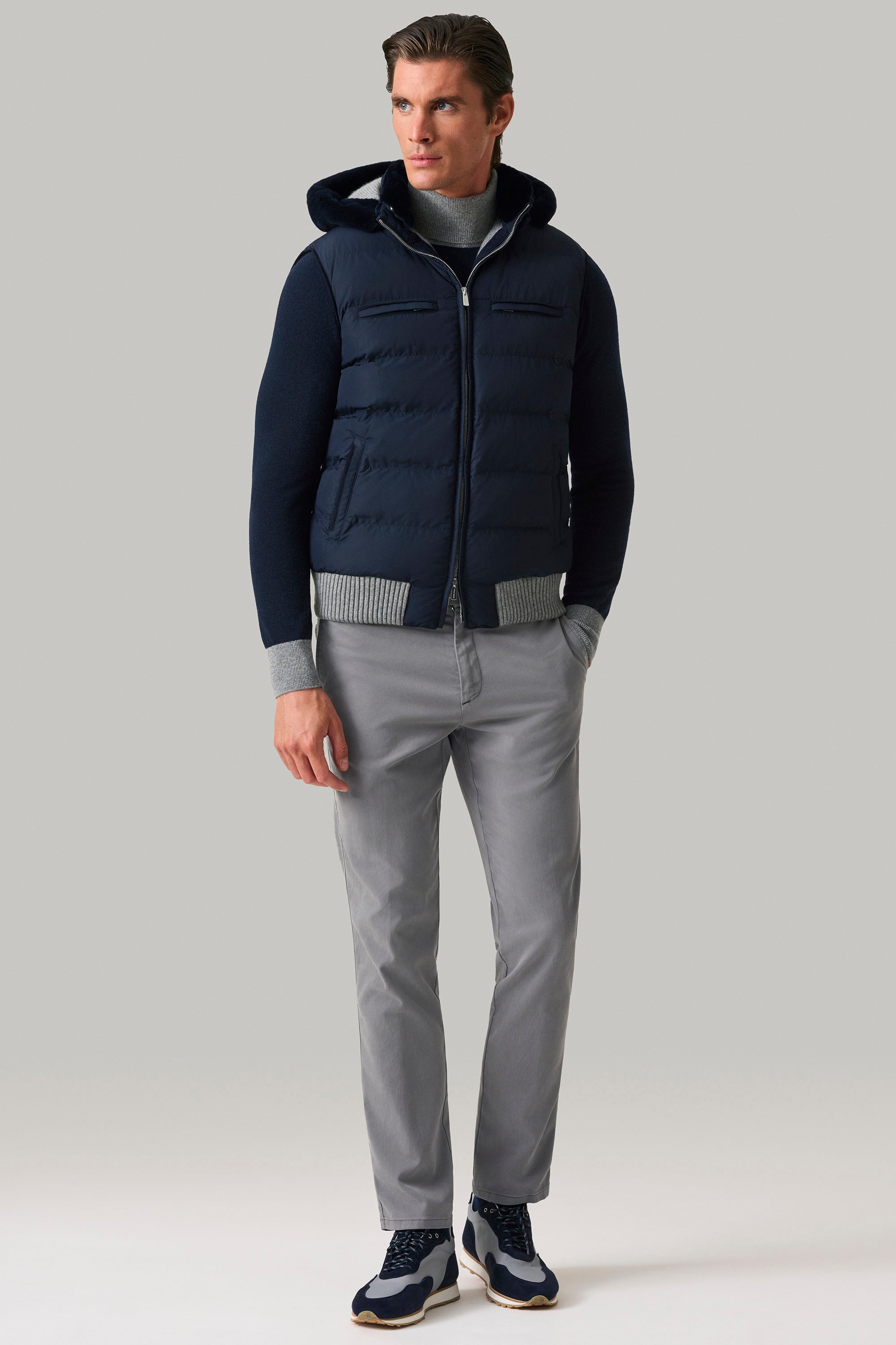 Gilet COURCHEVEL en silk nylon ultra-light
