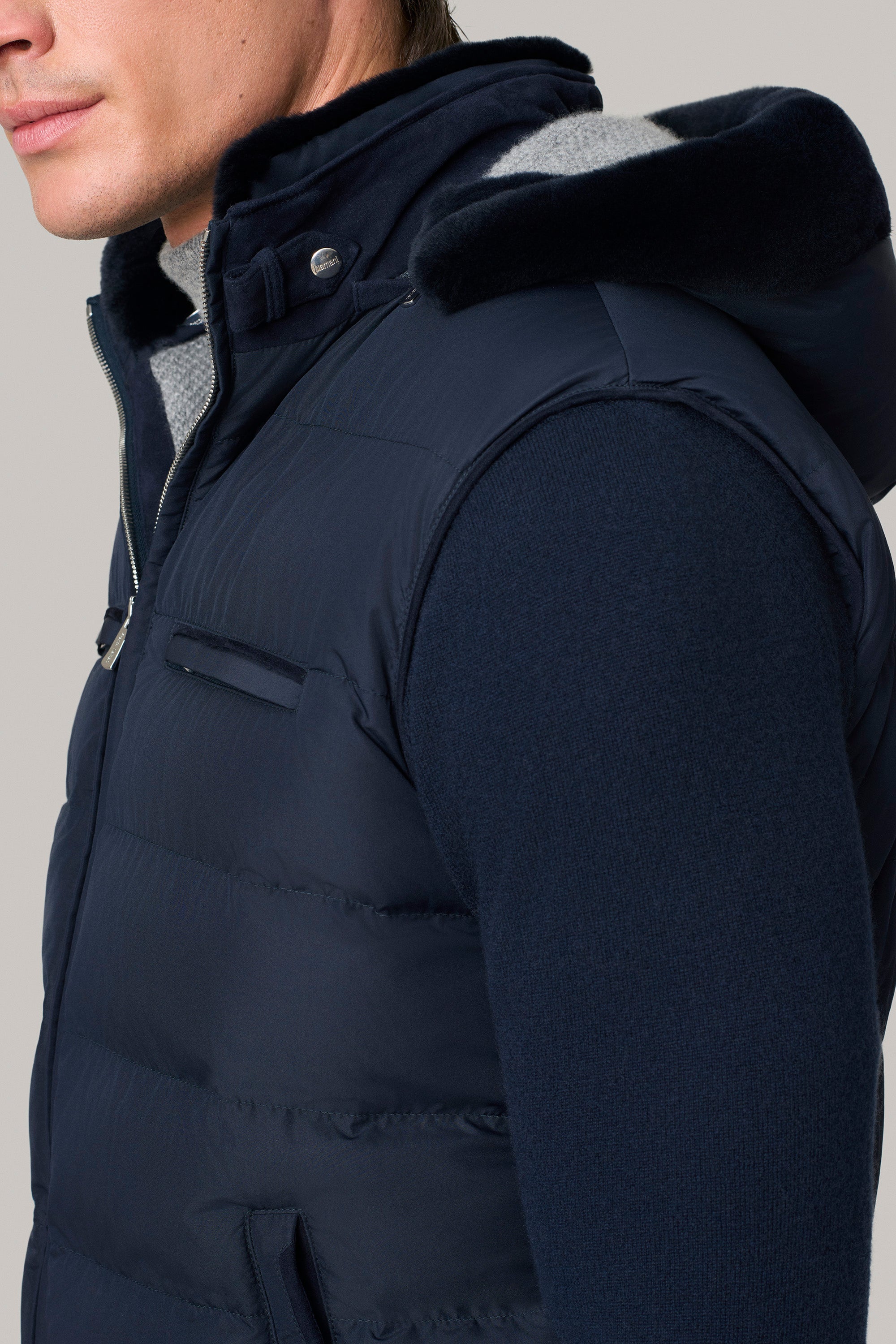 Gilet COURCHEVEL en silk nylon ultra-light