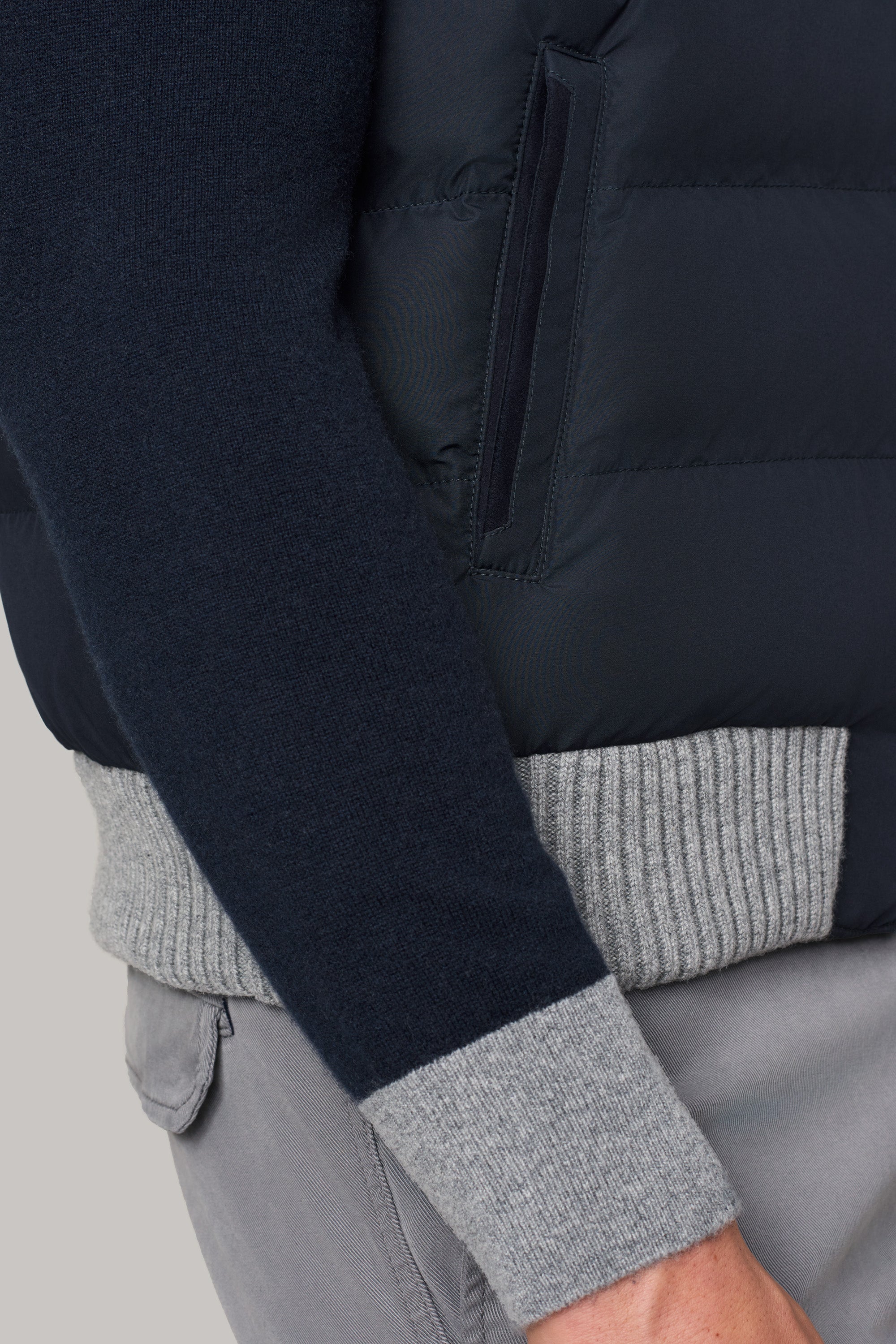 Gilet COURCHEVEL en silk nylon ultra-light