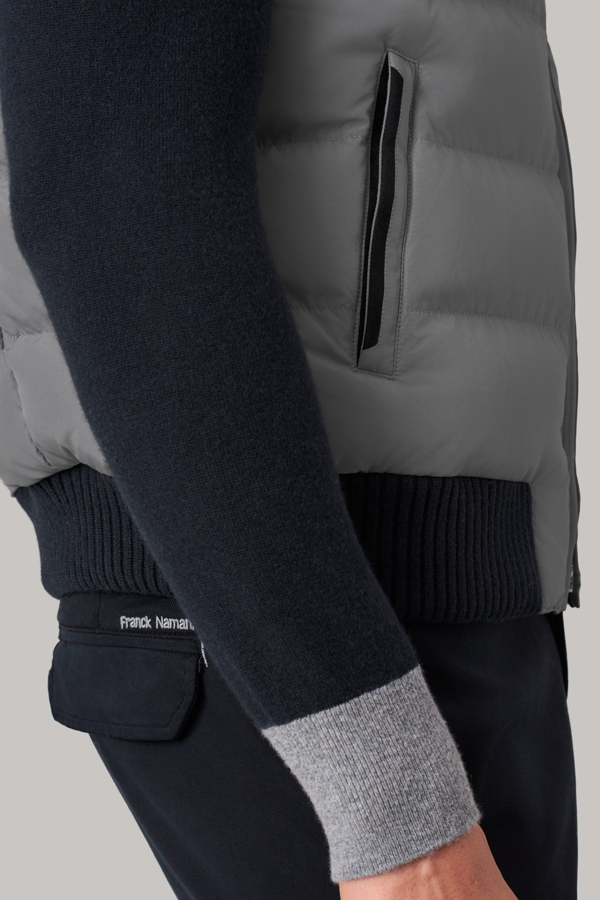 Gilet COURCHEVEL en silk nylon ultra-light