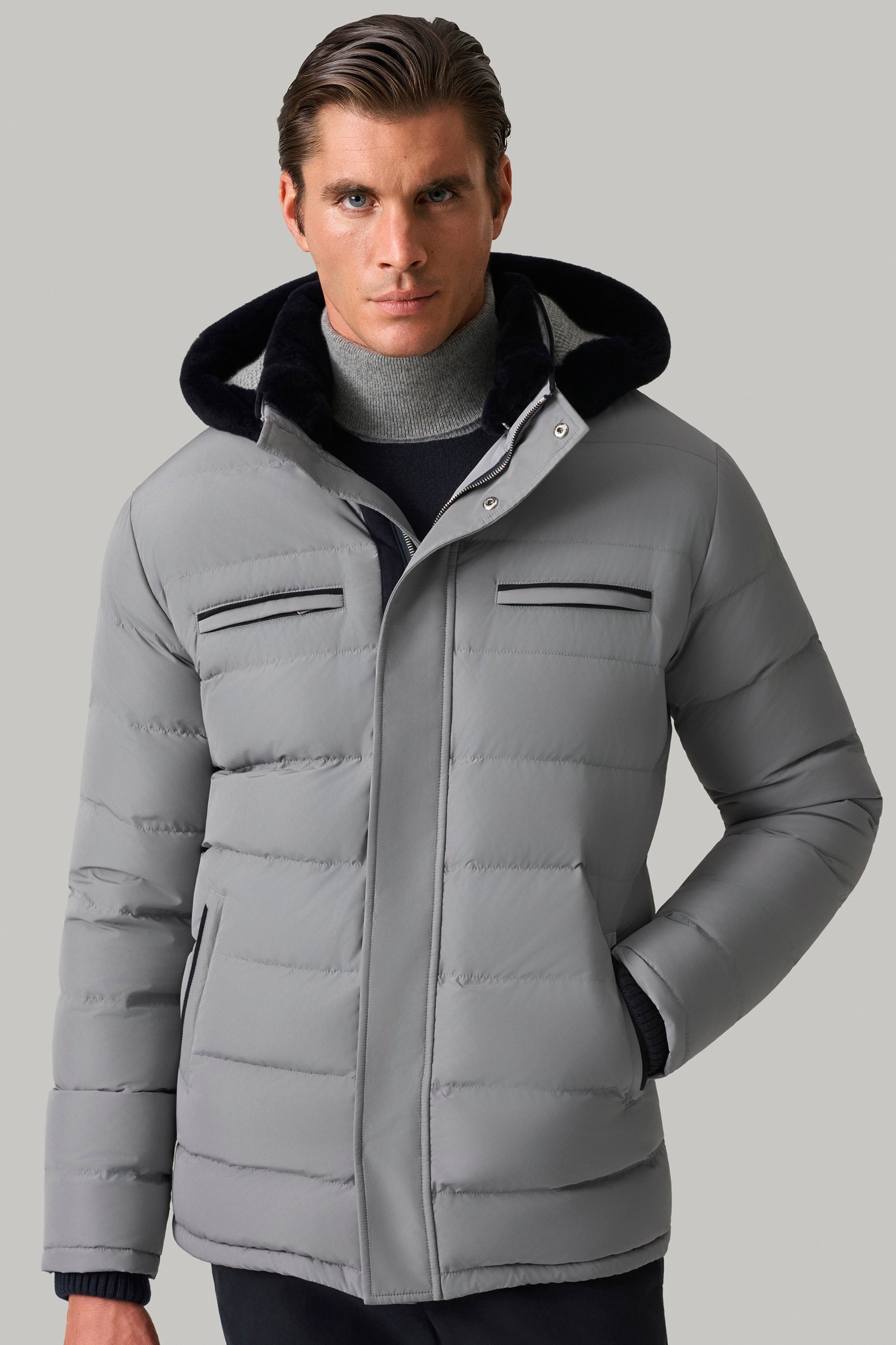 Doudoune COURCHEVEL en silk nylon ultra-light