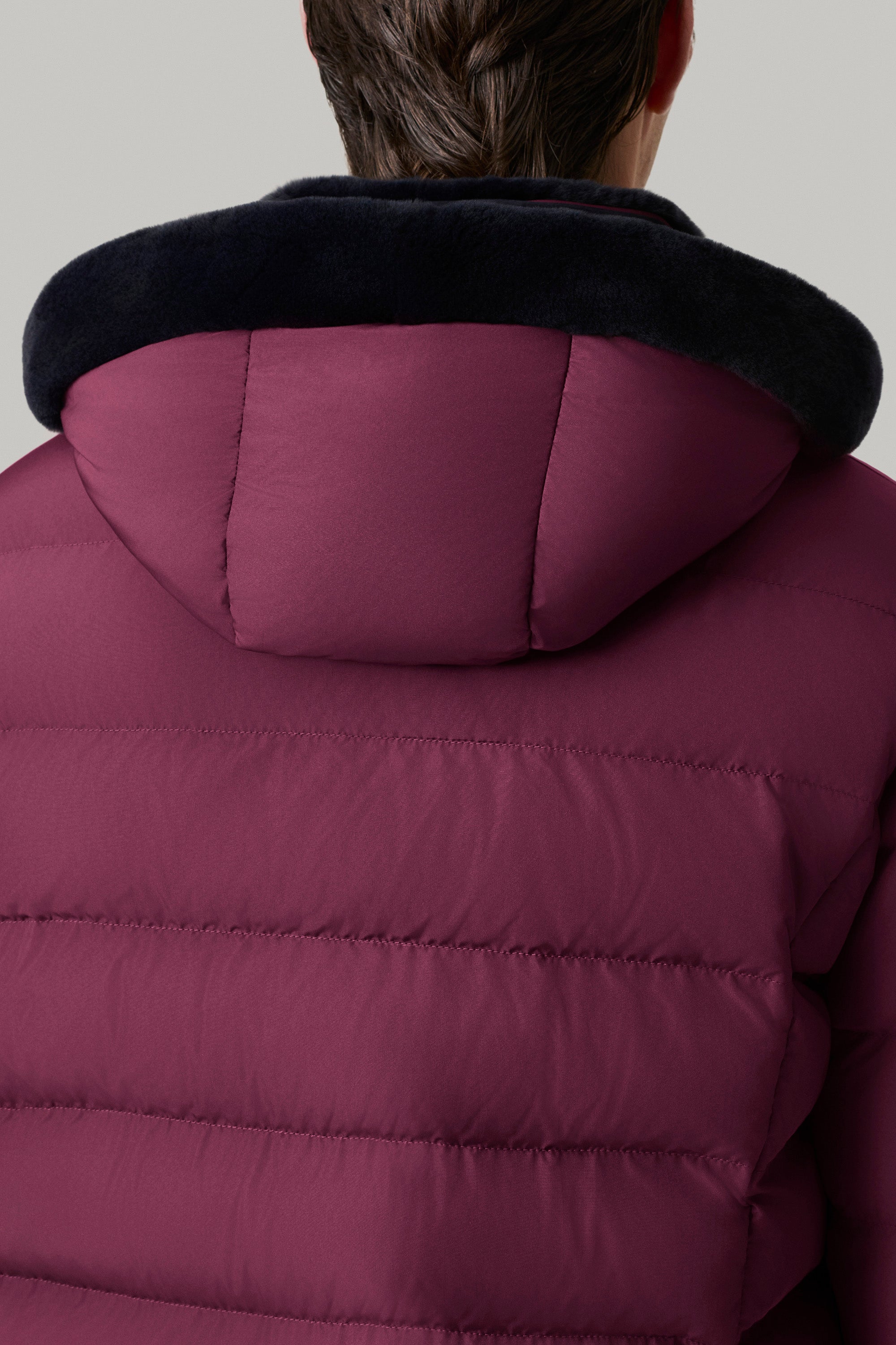 Doudoune COURCHEVEL en silk nylon ultra-light