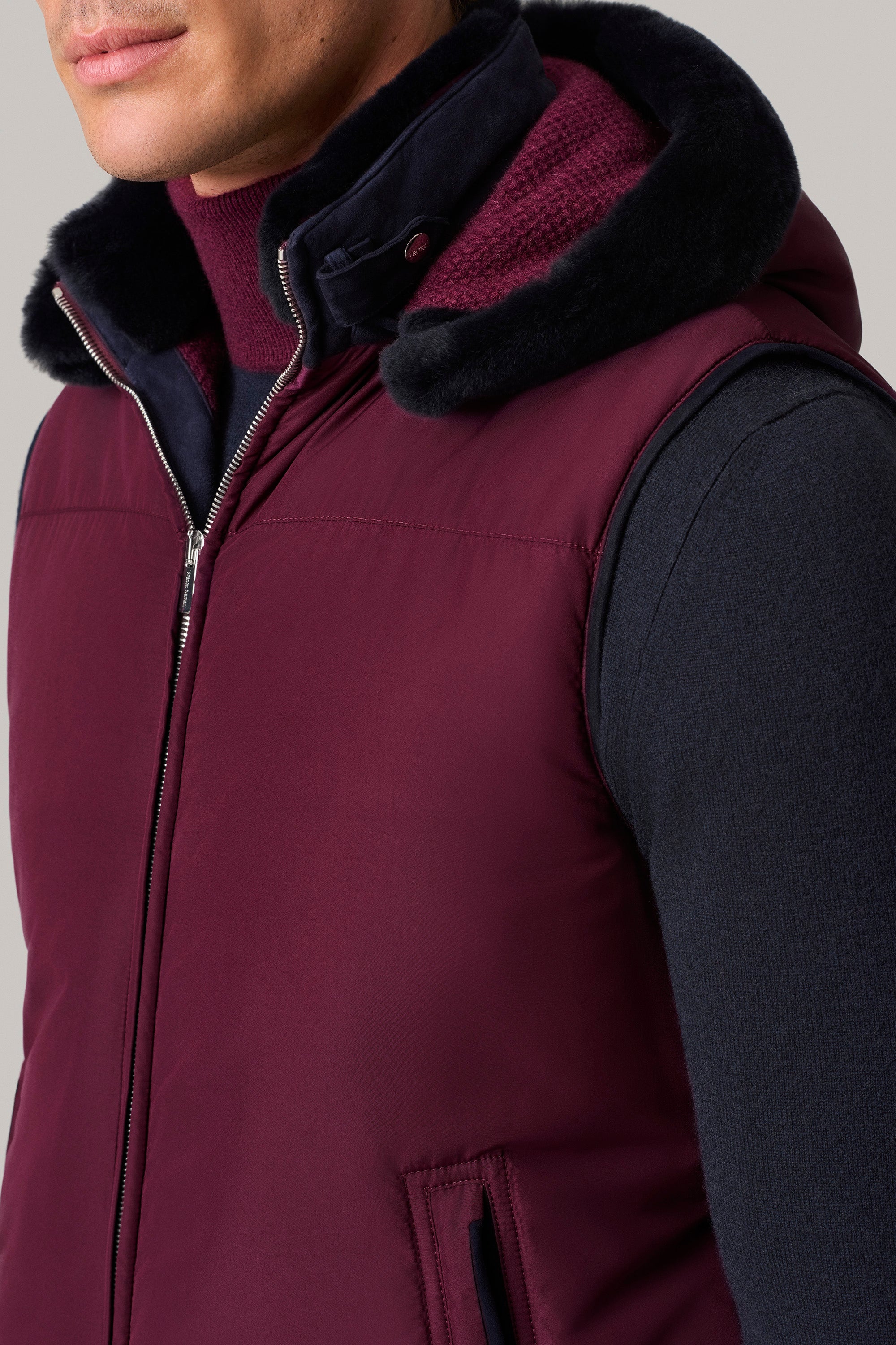 Gilet ELVIS en silk nylon ultra-light