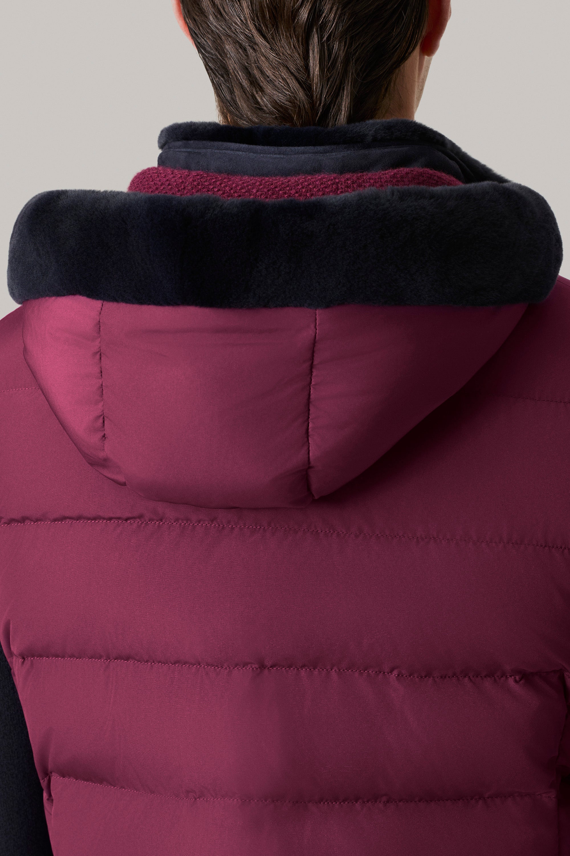 Gilet COURCHEVEL en silk nylon ultra-light
