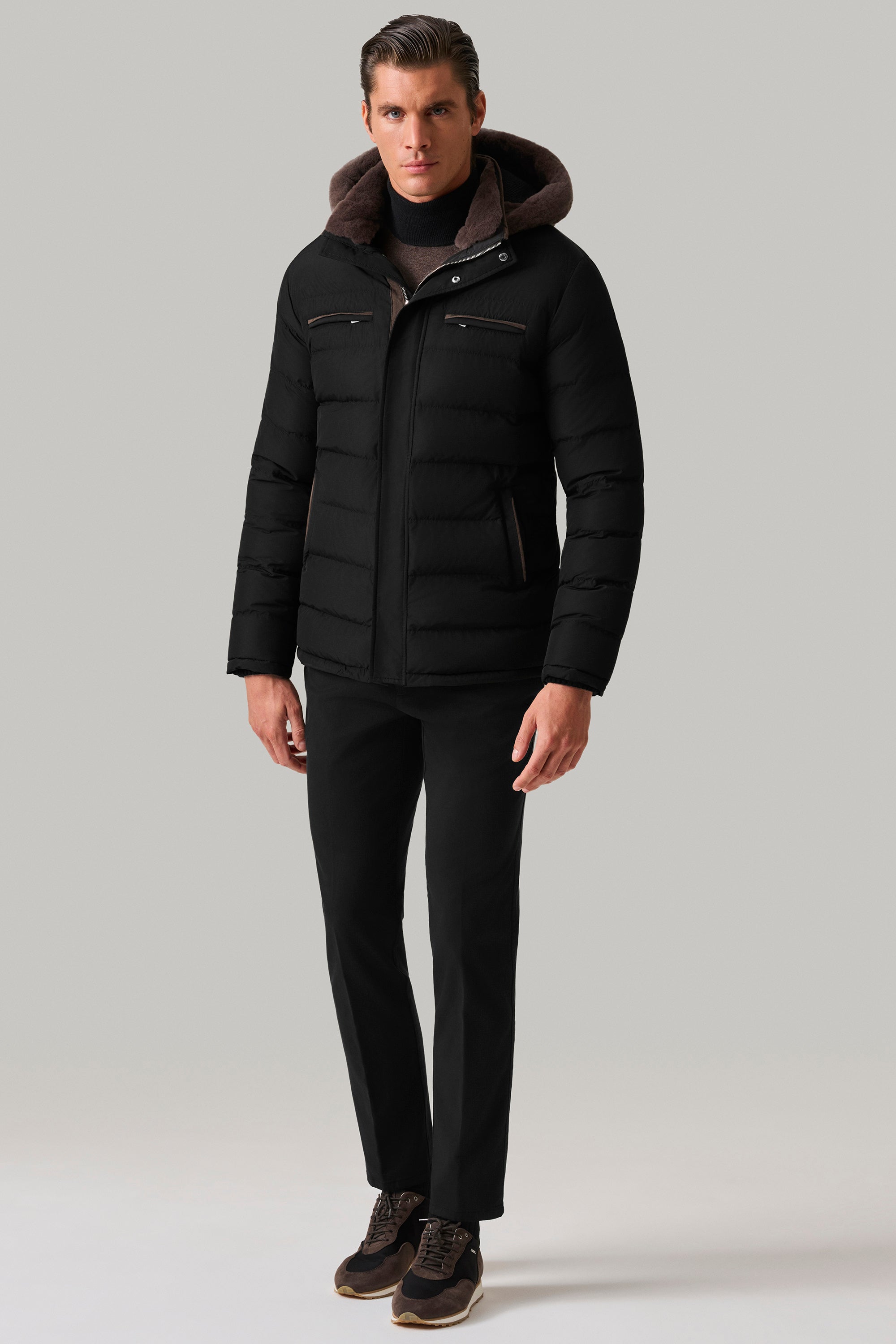 Doudoune COURCHEVEL en silk nylon ultra-light