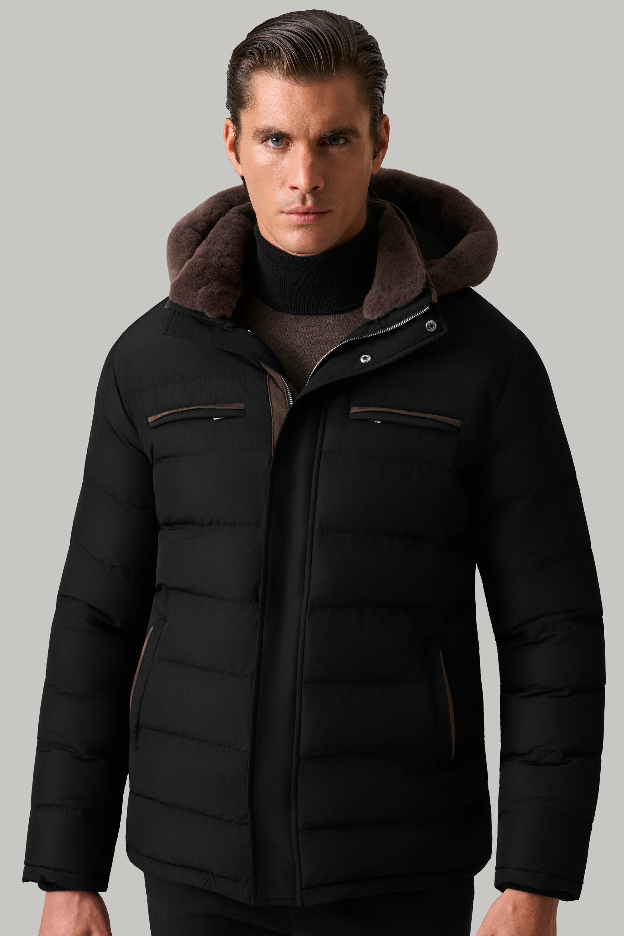 Doudoune COURCHEVEL en silk nylon ultra-light