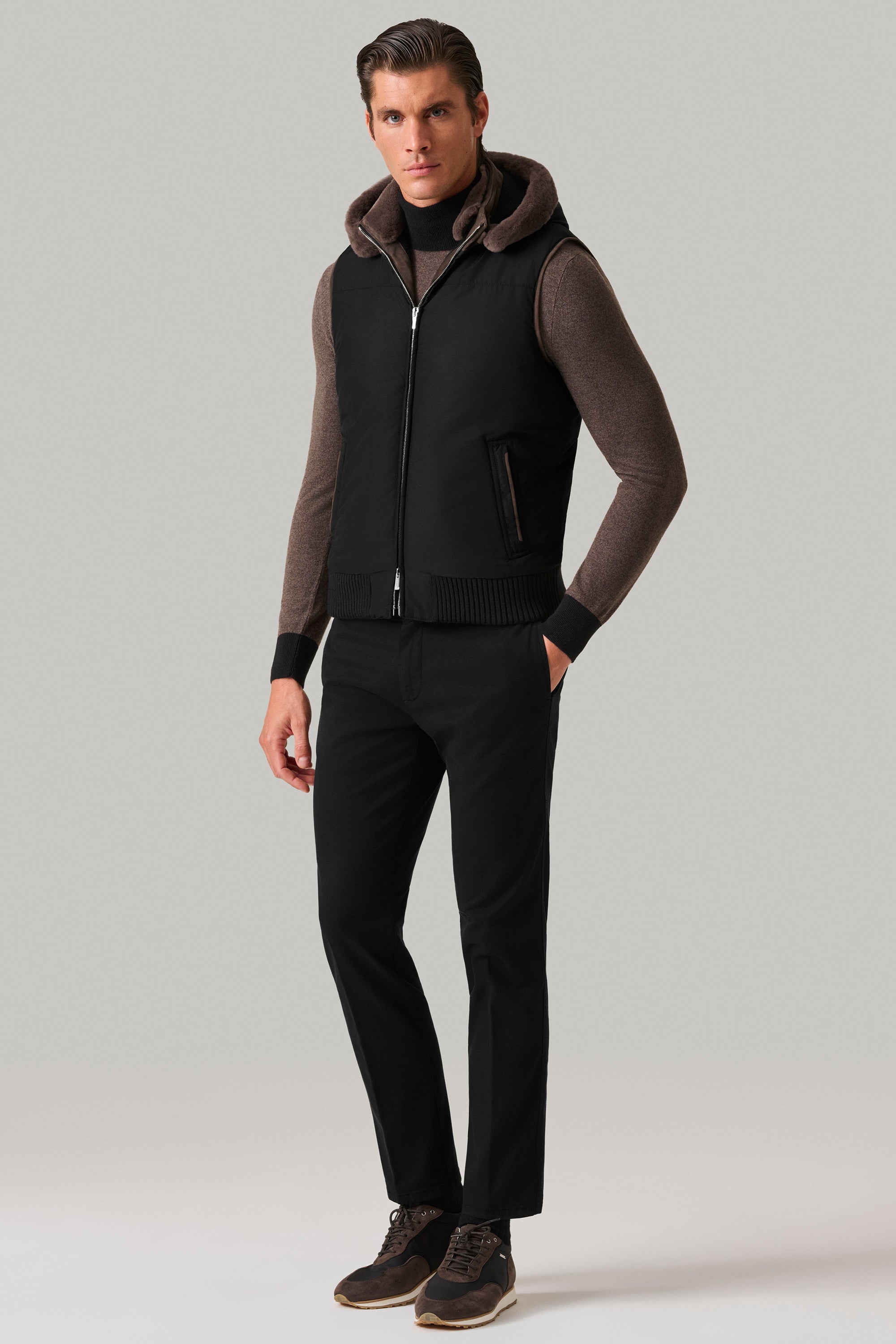Gilet ELVIS en silk nylon ultra-light