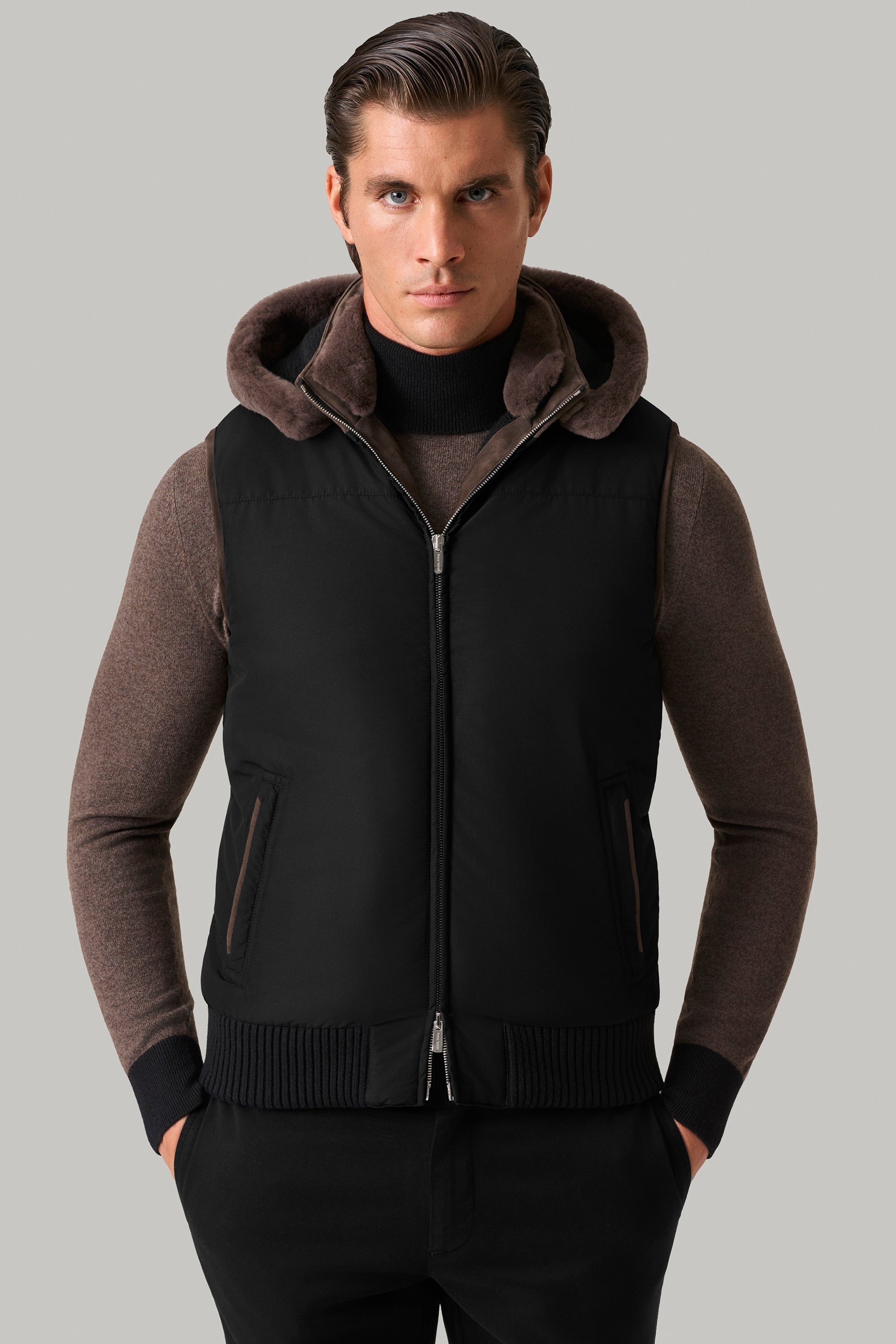 Gilet ELVIS en silk nylon ultra-light
