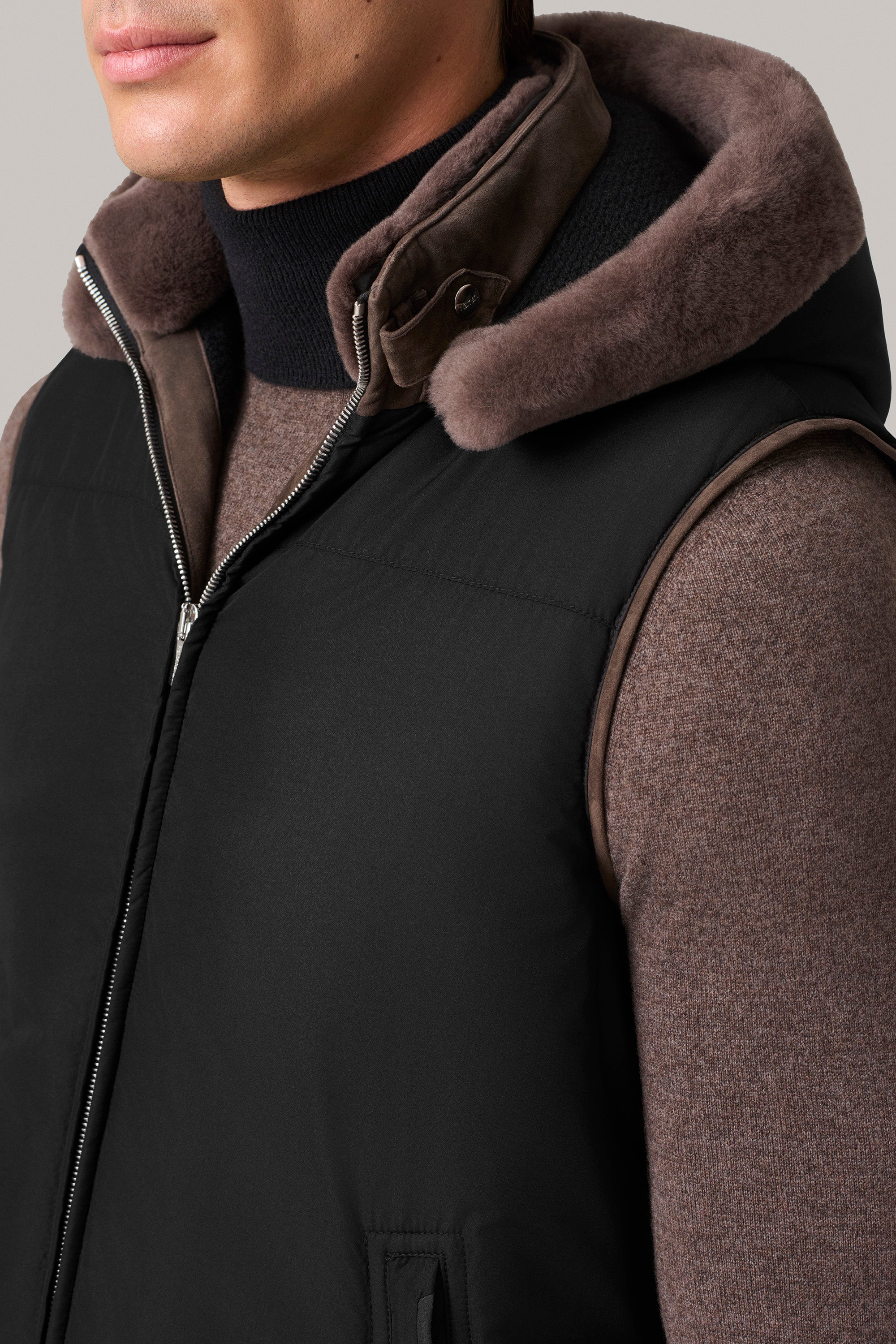 Gilet ELVIS en silk nylon ultra-light