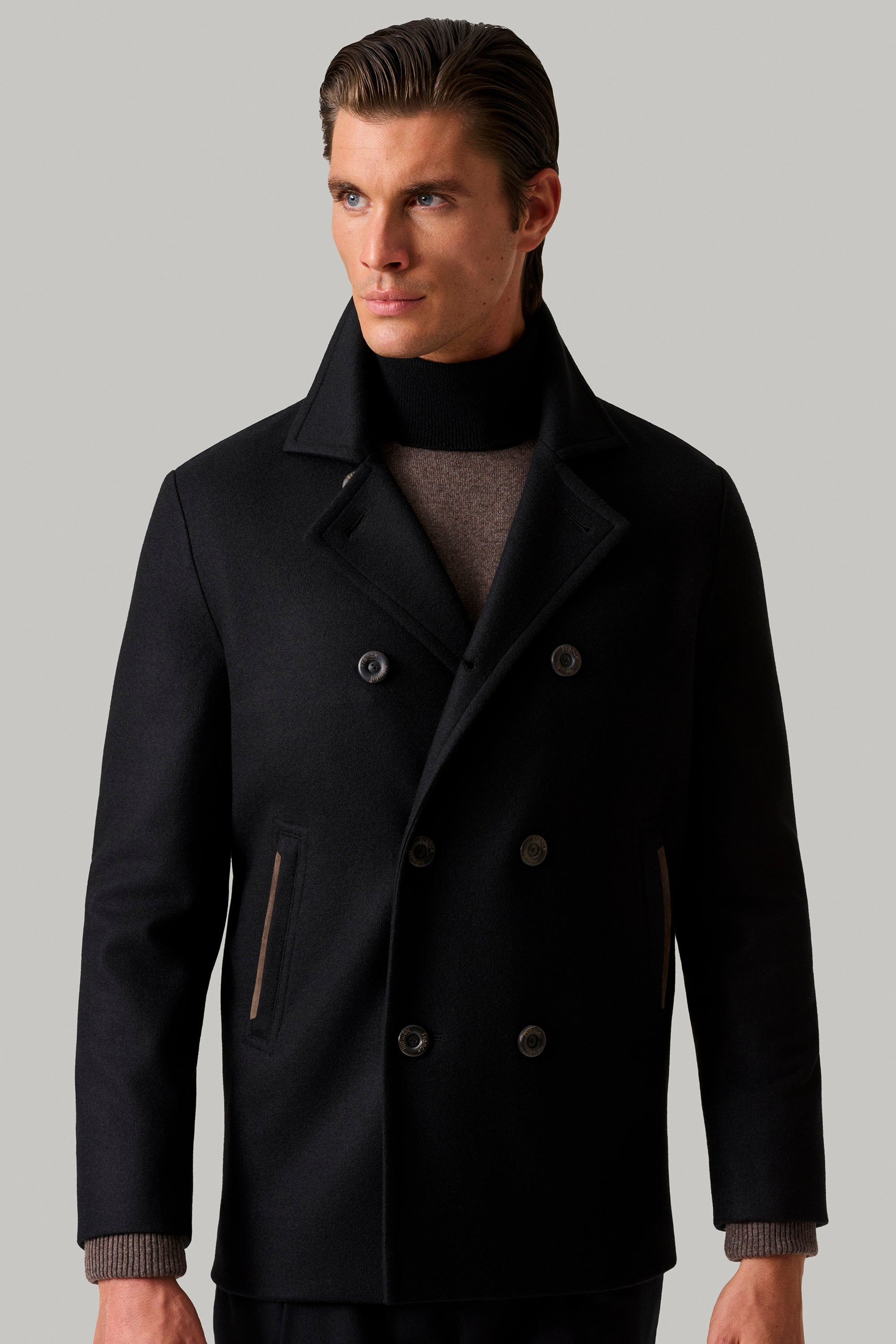 Ultimum Cashmere® felt pea coat