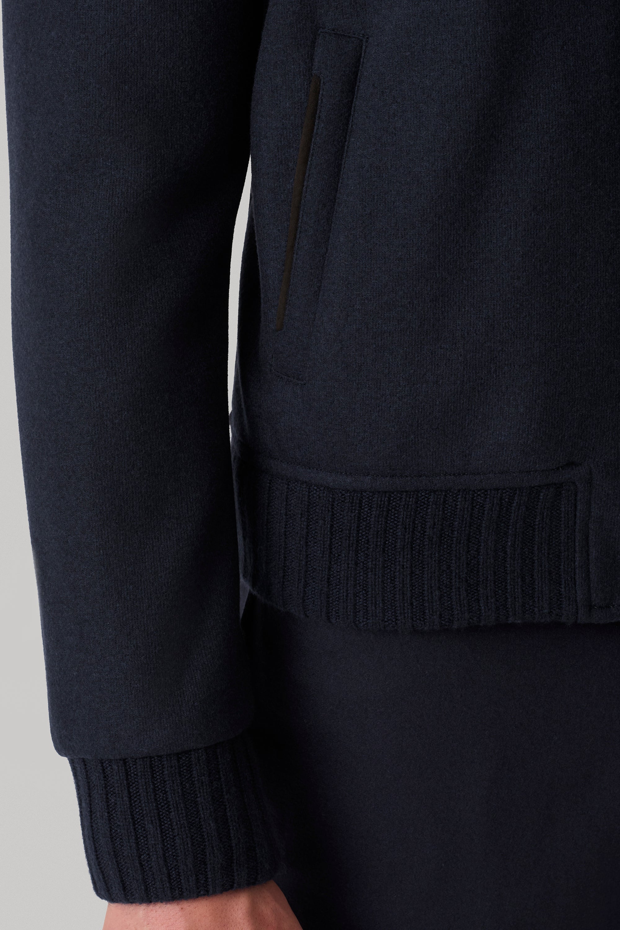 Blouson Confort Bottoni en ultimum cachemire felt double