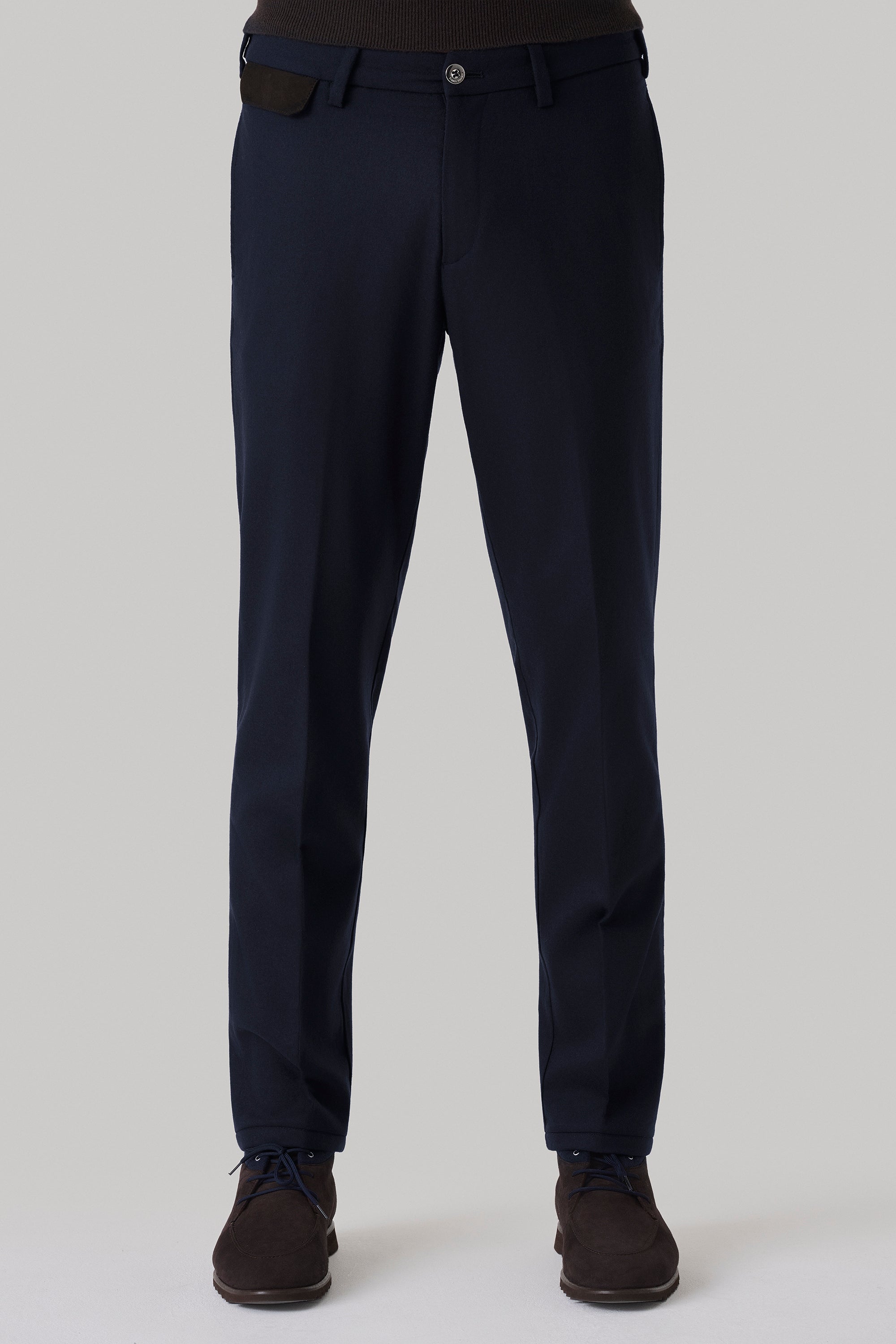 Pantalon en laine et ultimum cachemire felt