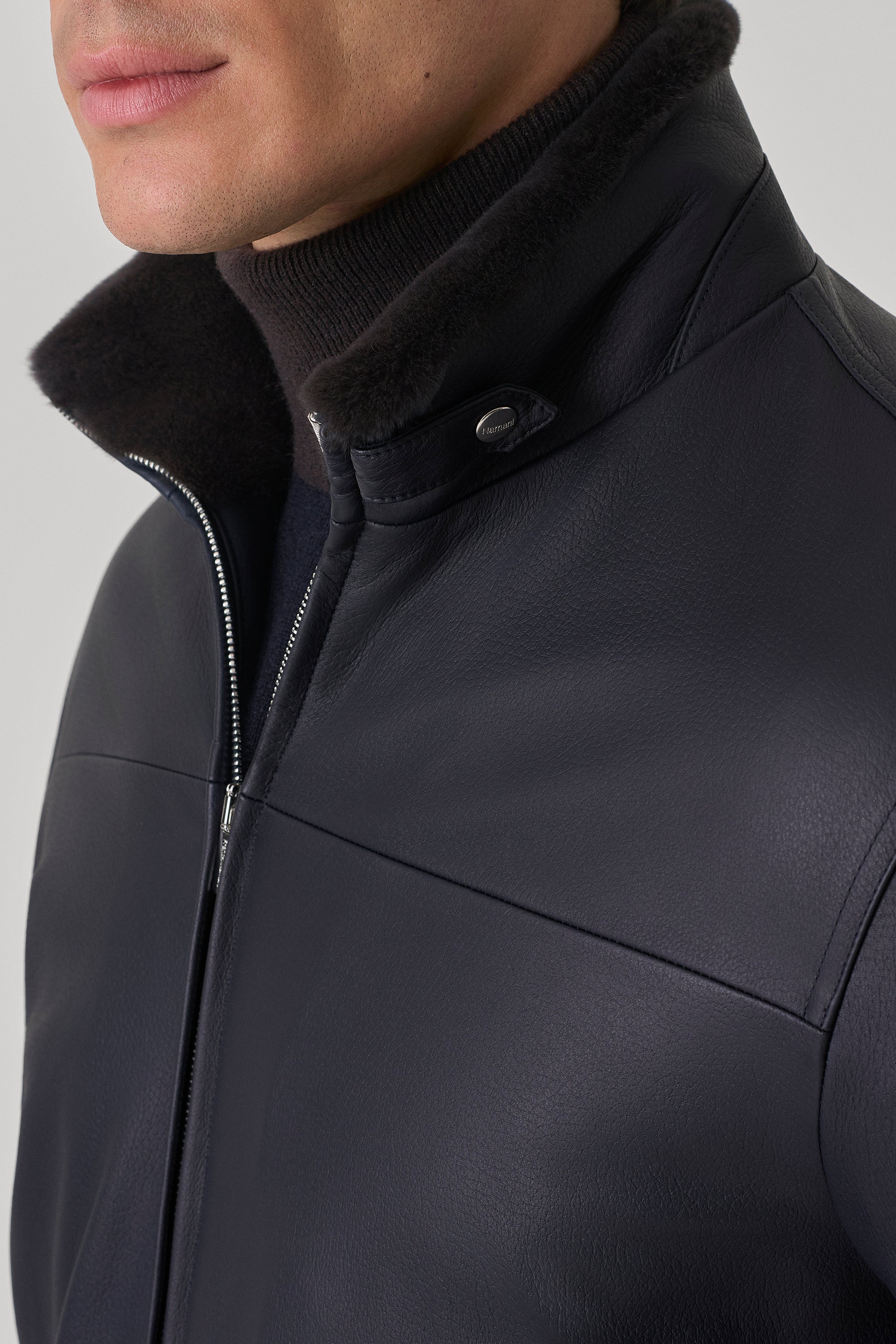 Comfort deer leather jacket