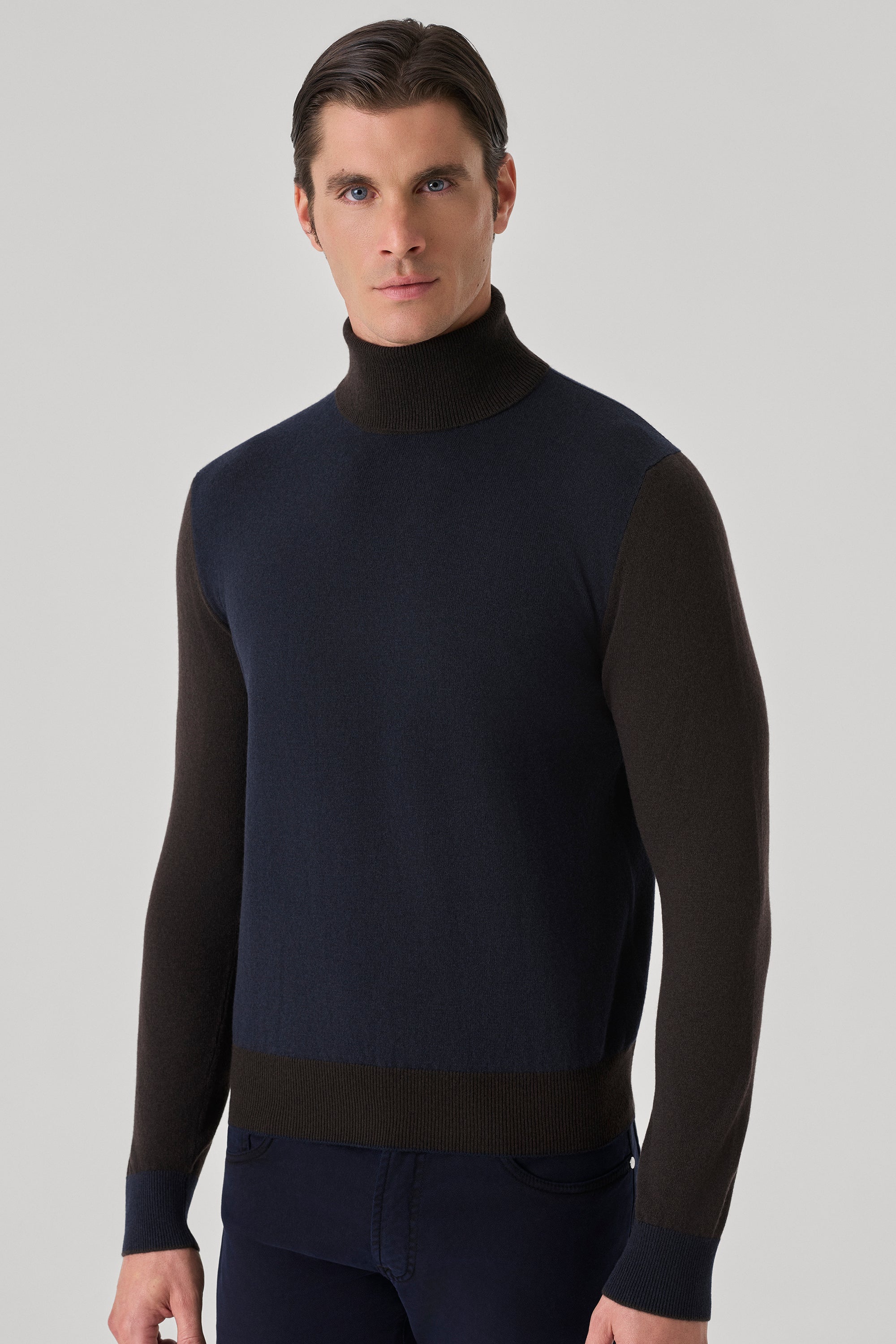 Pull Dolcevita bicolore