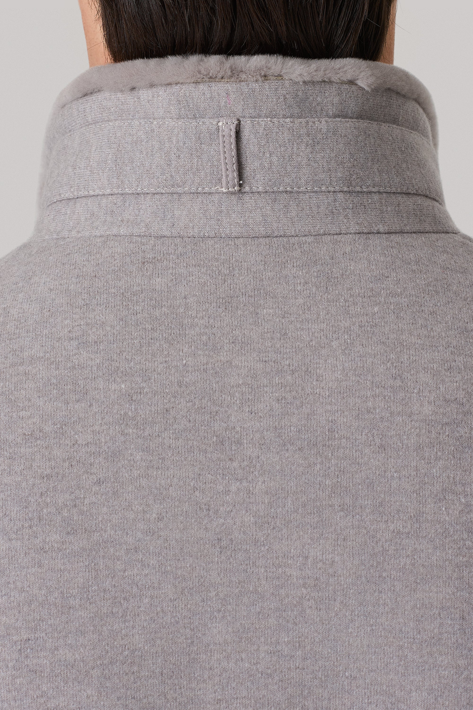 Parka Austin en ultimum cachemire felt et vison
