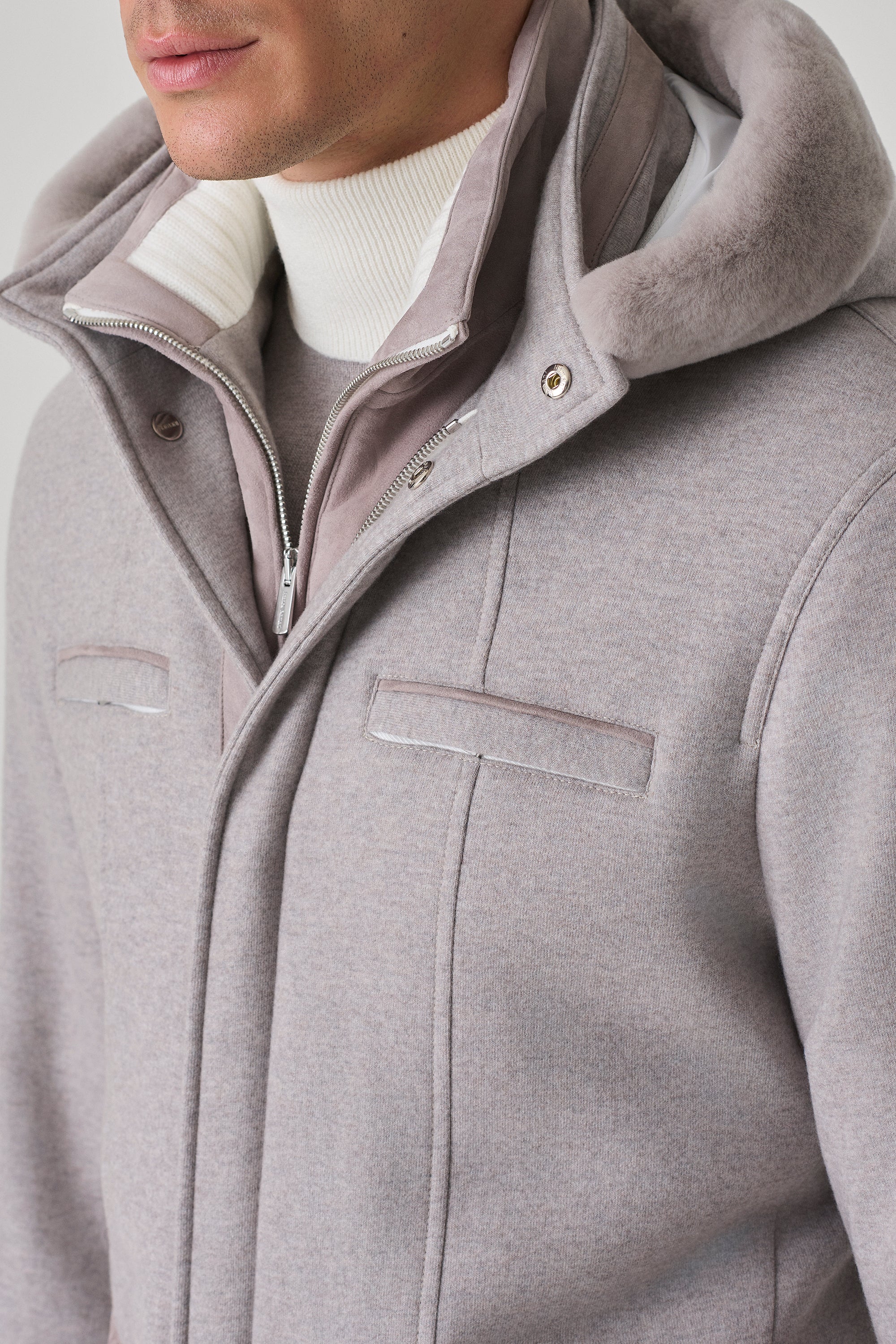 Parka Elvis en ultimum cachemire felt