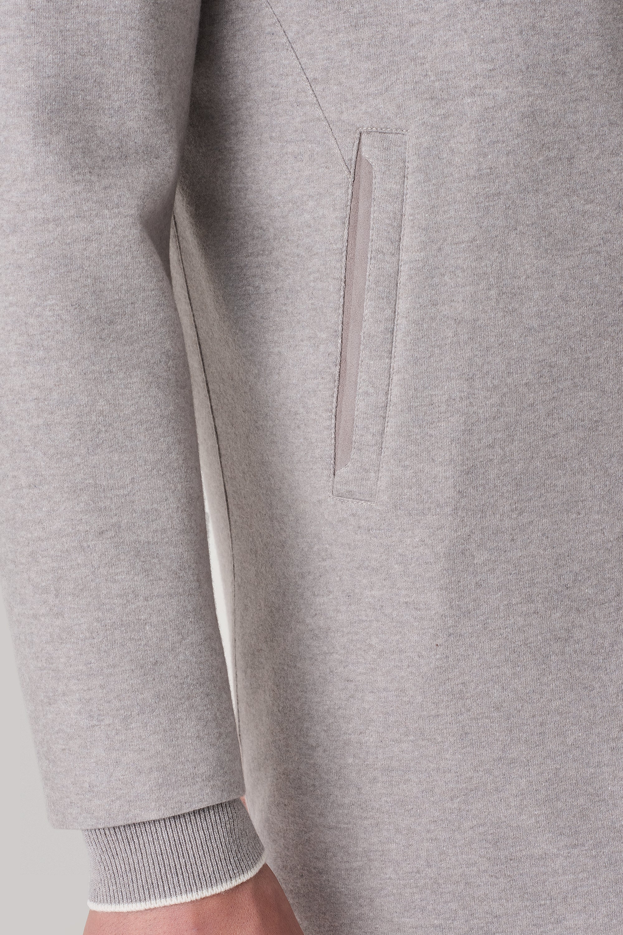 Flint coat in ultimum cashmere® felt lined with mink