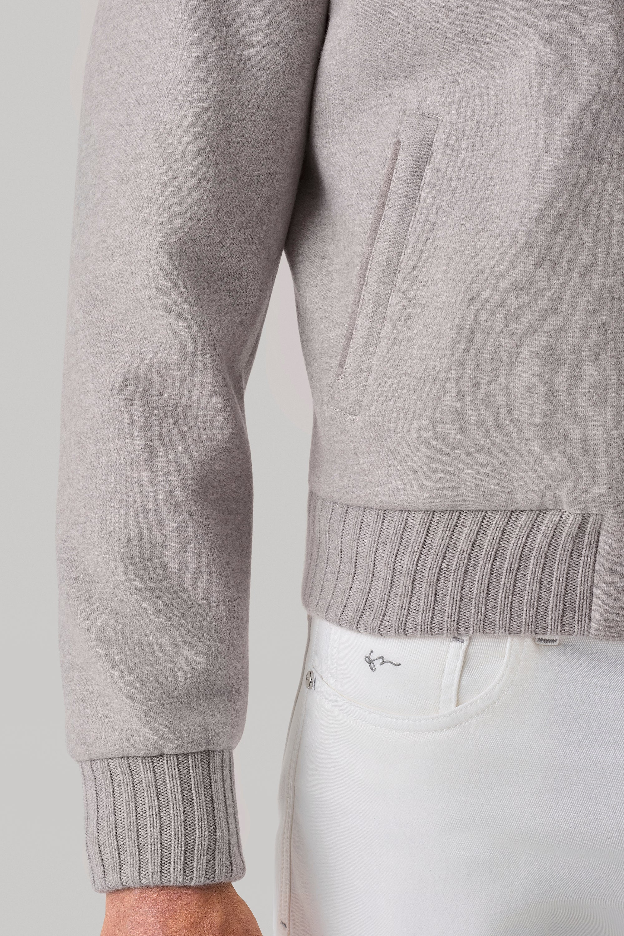 Blouson Confort en ultimum cachemire felt et vison