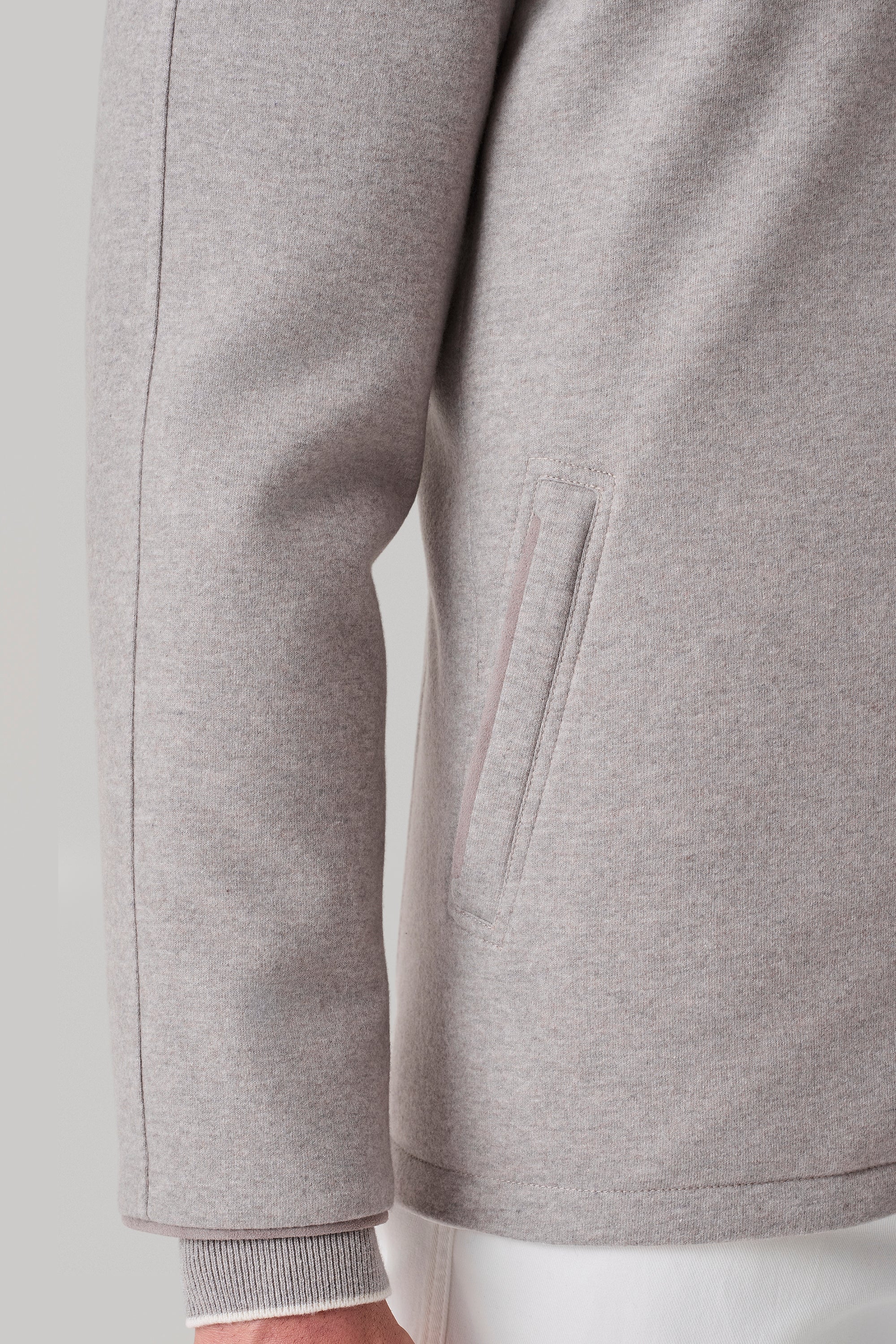 Parka Tom réversible en ultimum cachemire felt et silk nylon ultra-light
