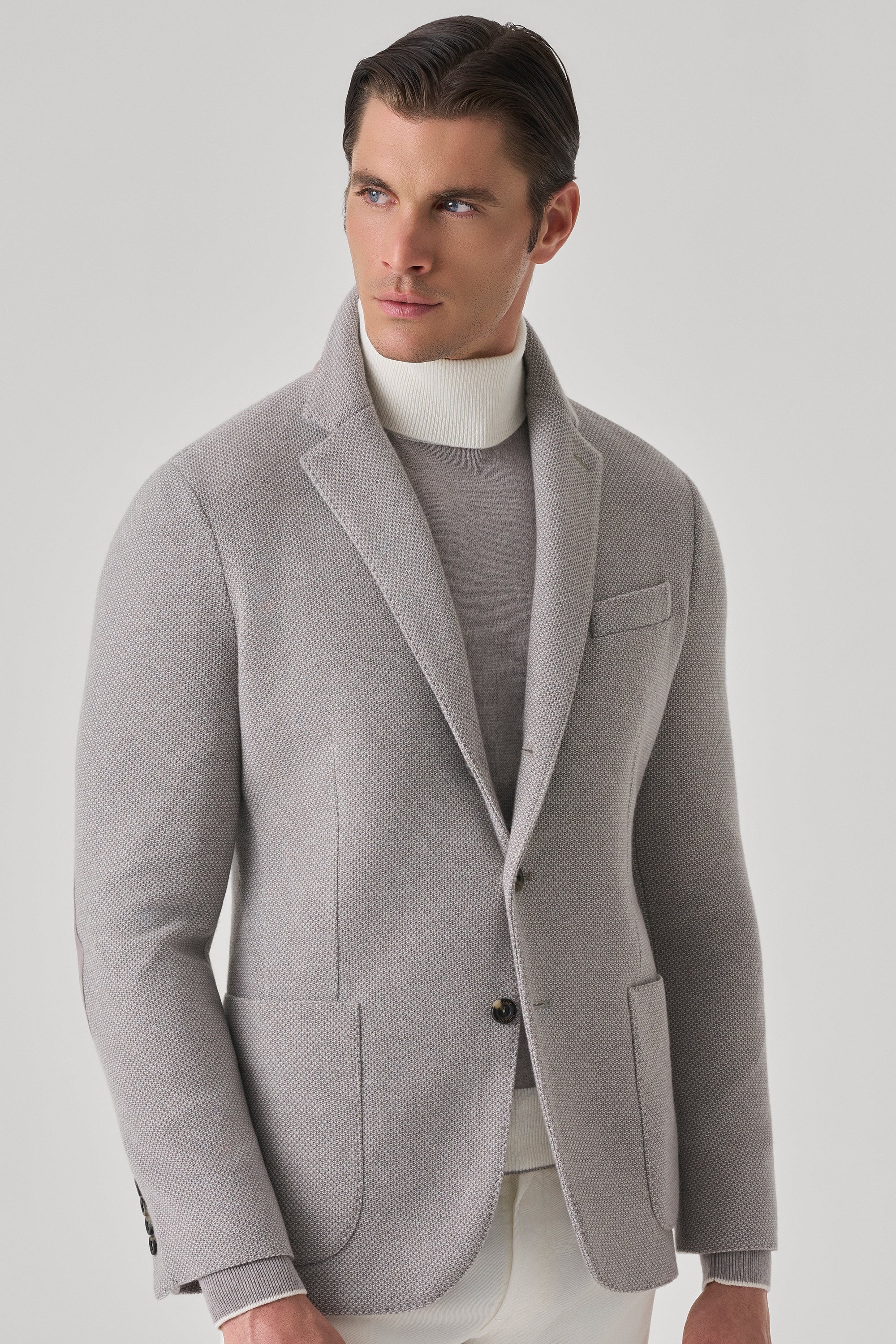Veste en ultimum cachemire felt à point tricolore