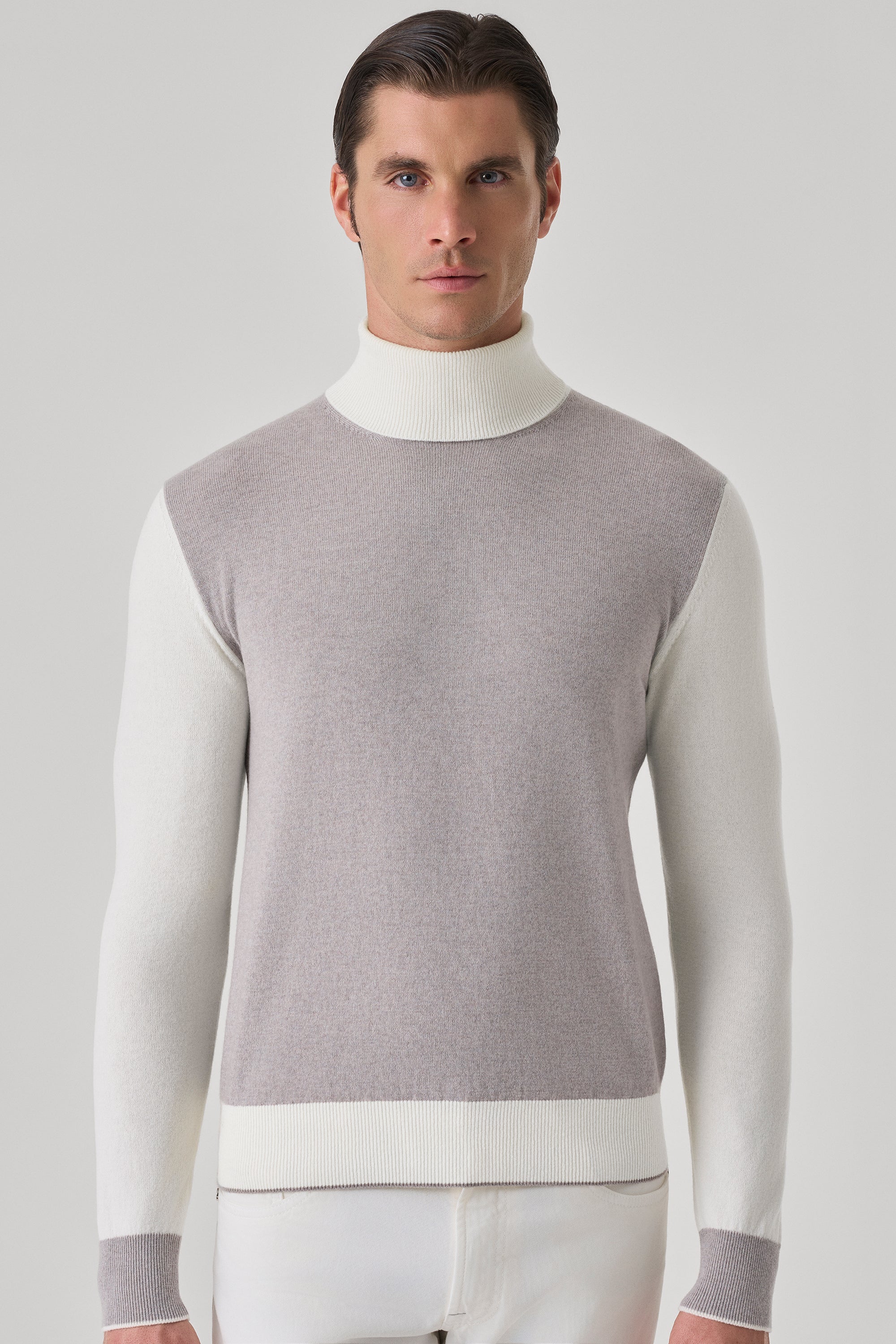 Pull Dolcevita bicolore