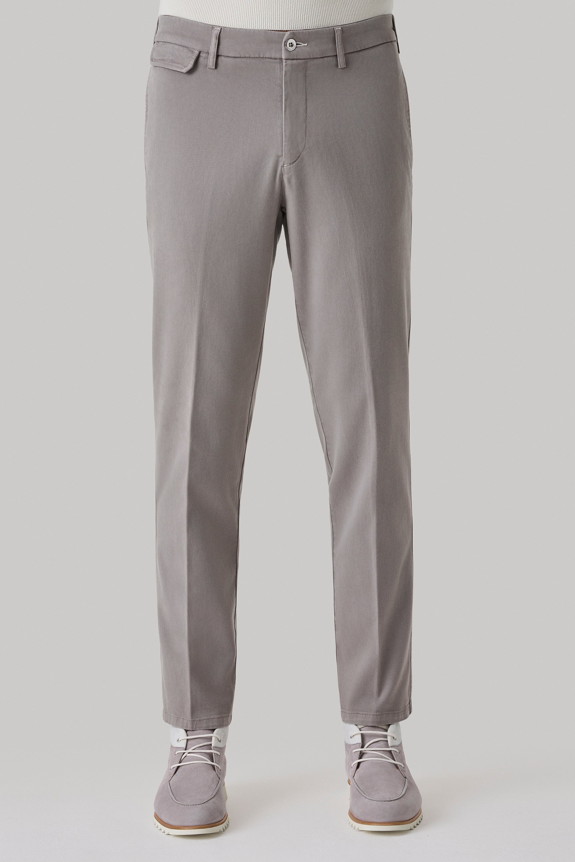 Pantalon en coton stretch