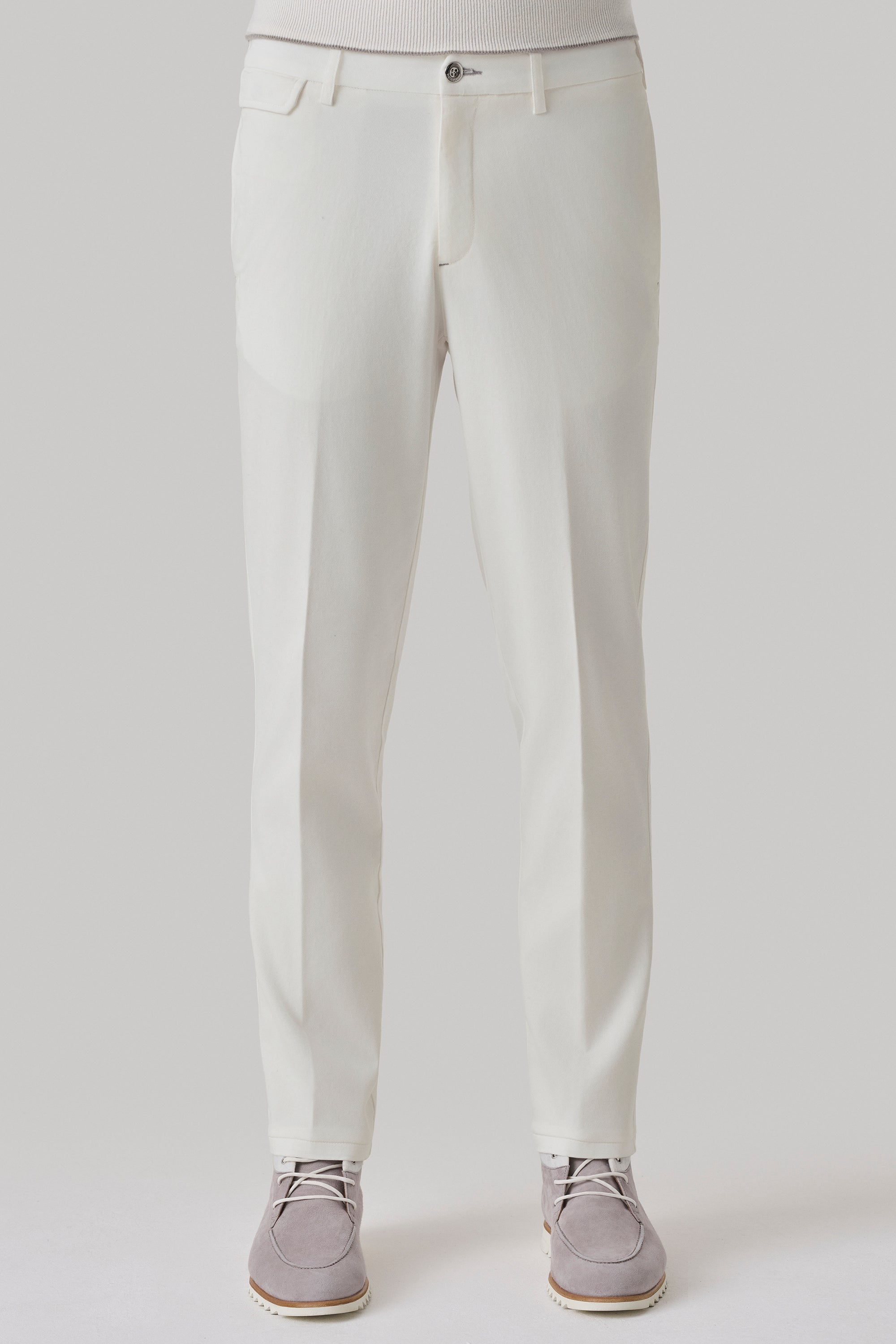 Pantalon en coton stretch