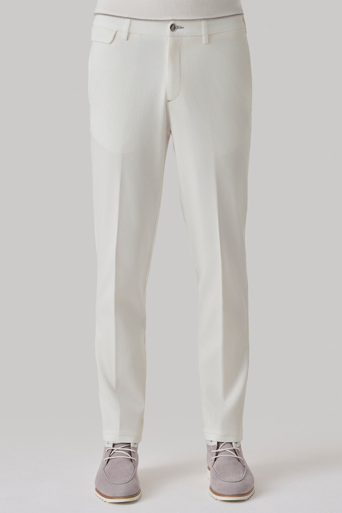 Pantalon en coton stretch