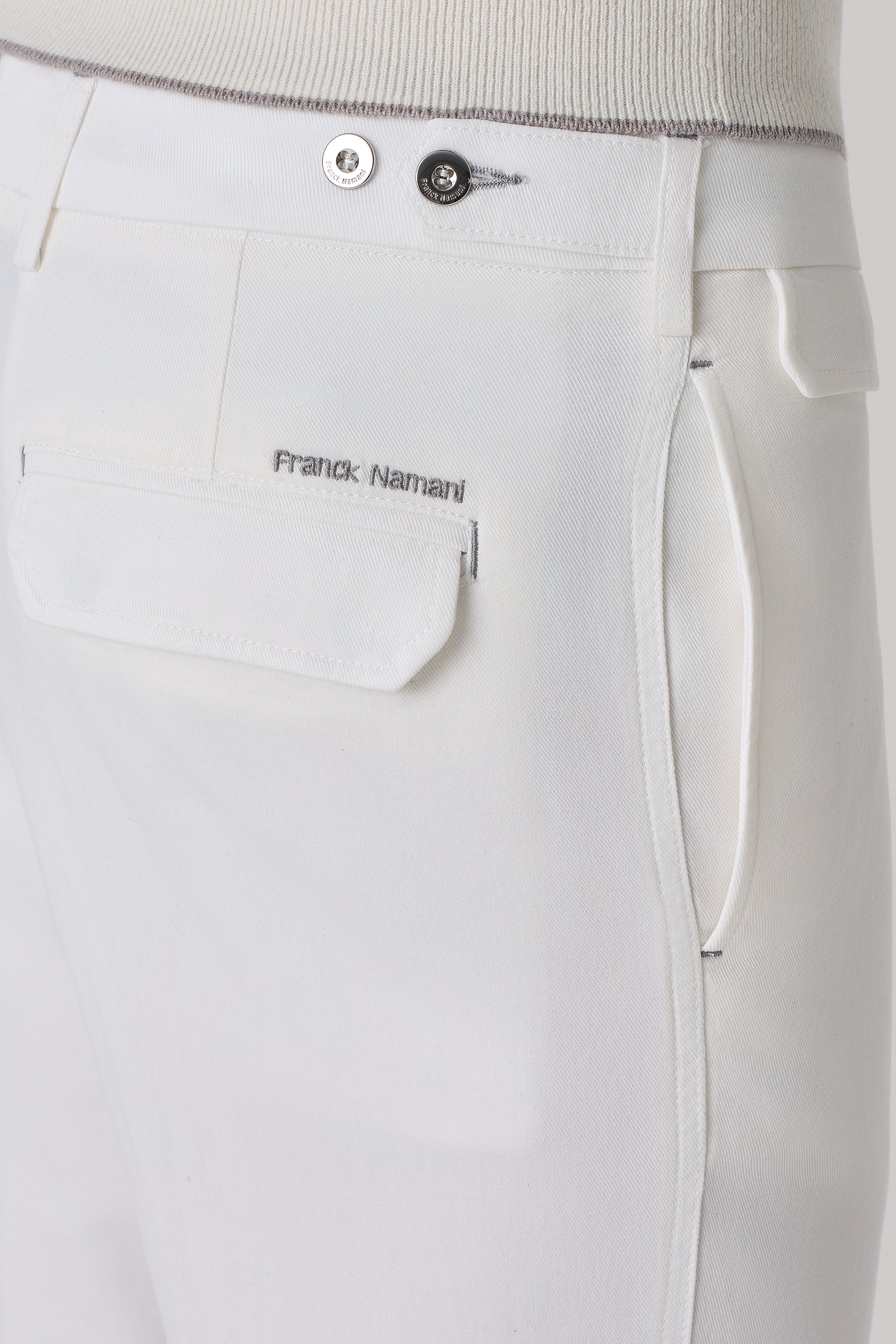 Pantalon en coton stretch