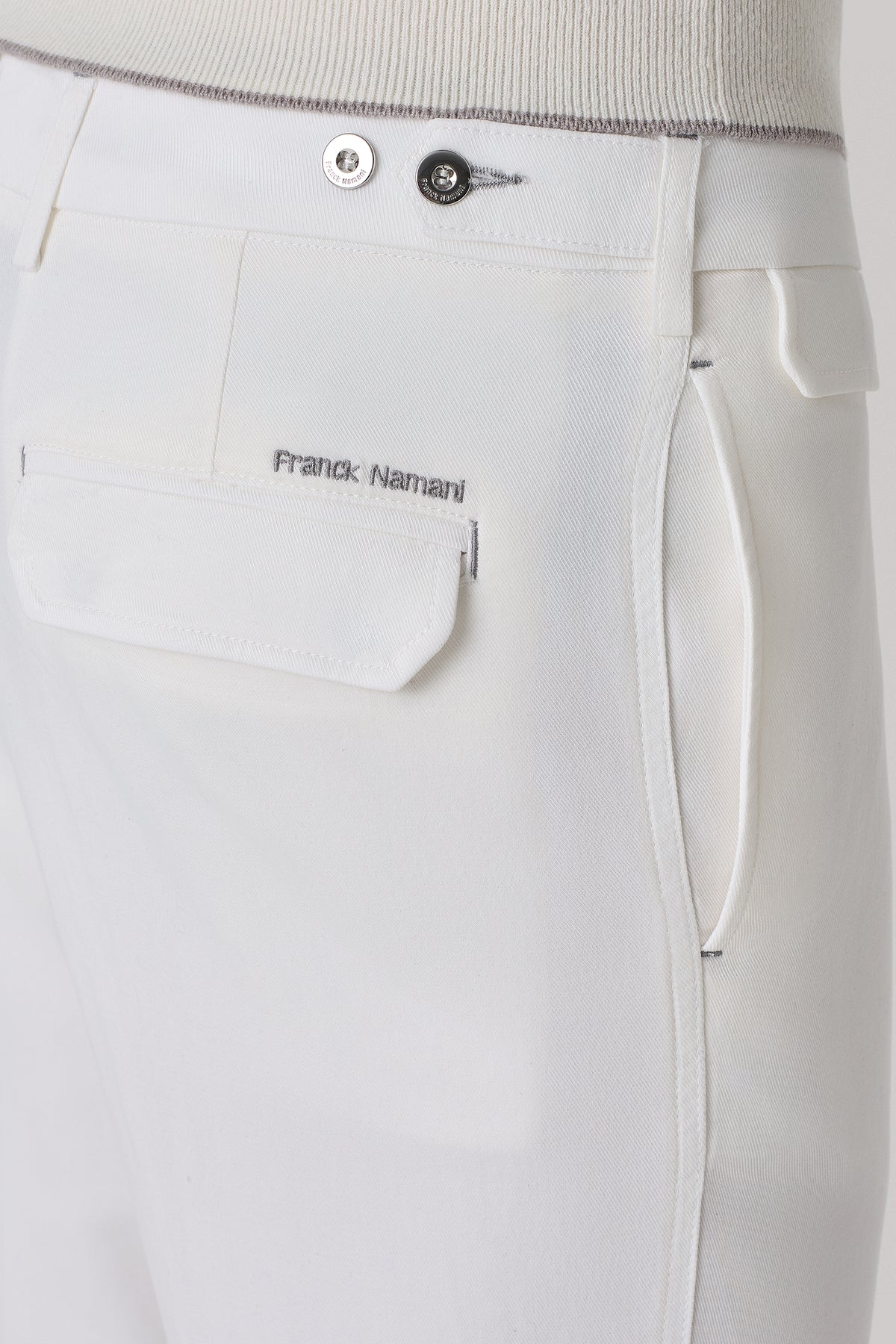 Pantalon en coton stretch