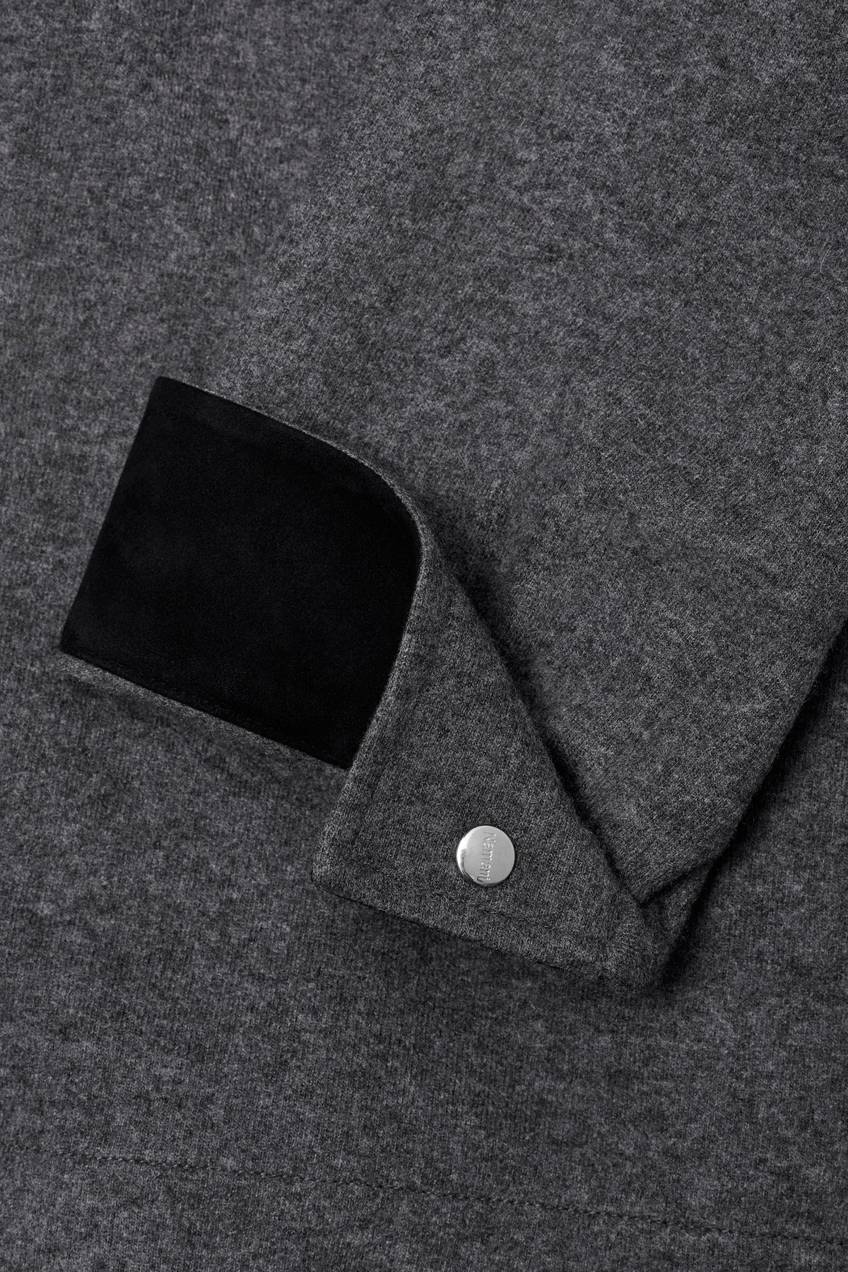 Chemise en ultimum cachemire felt et vison