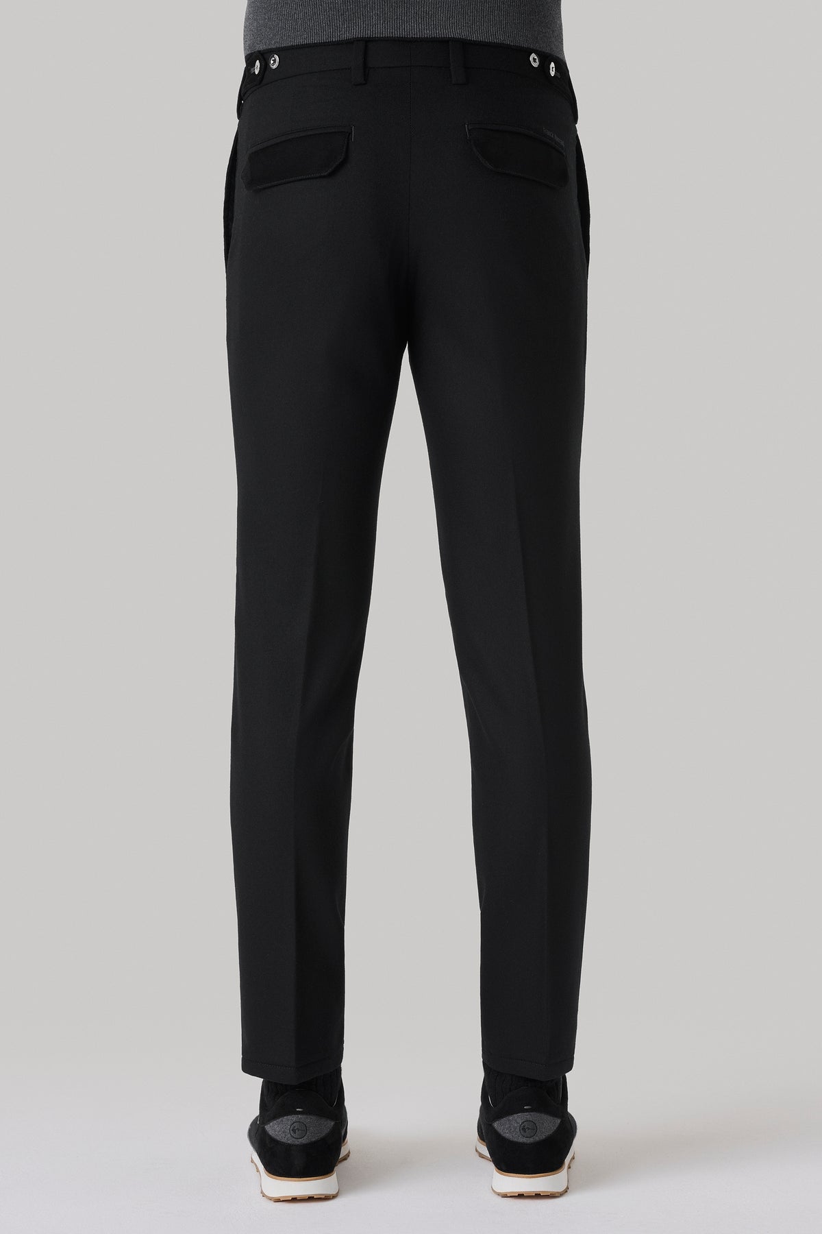 Pantalon en laine et ultimum cachemire felt