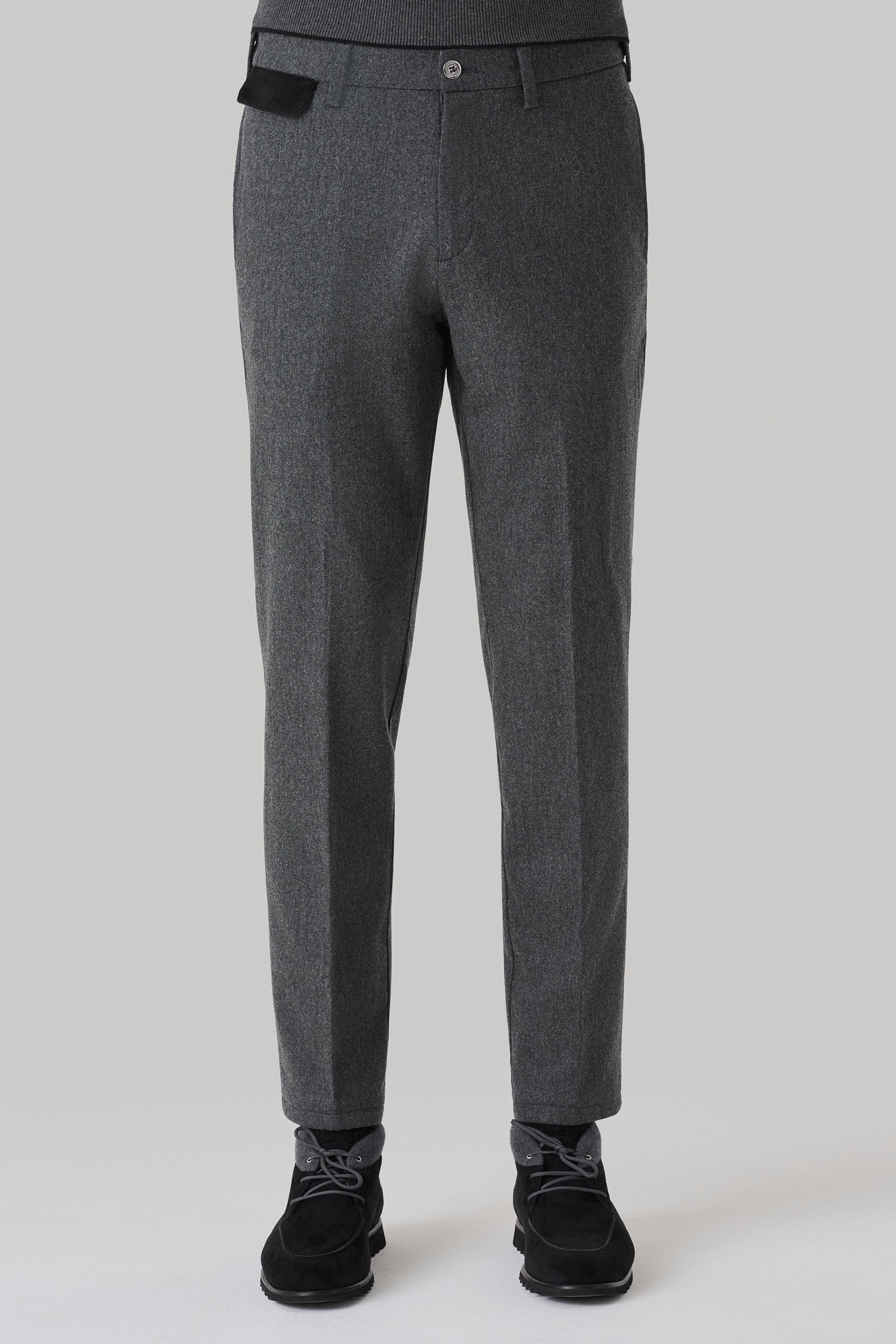 Pantalon en laine et ultimum cachemire felt