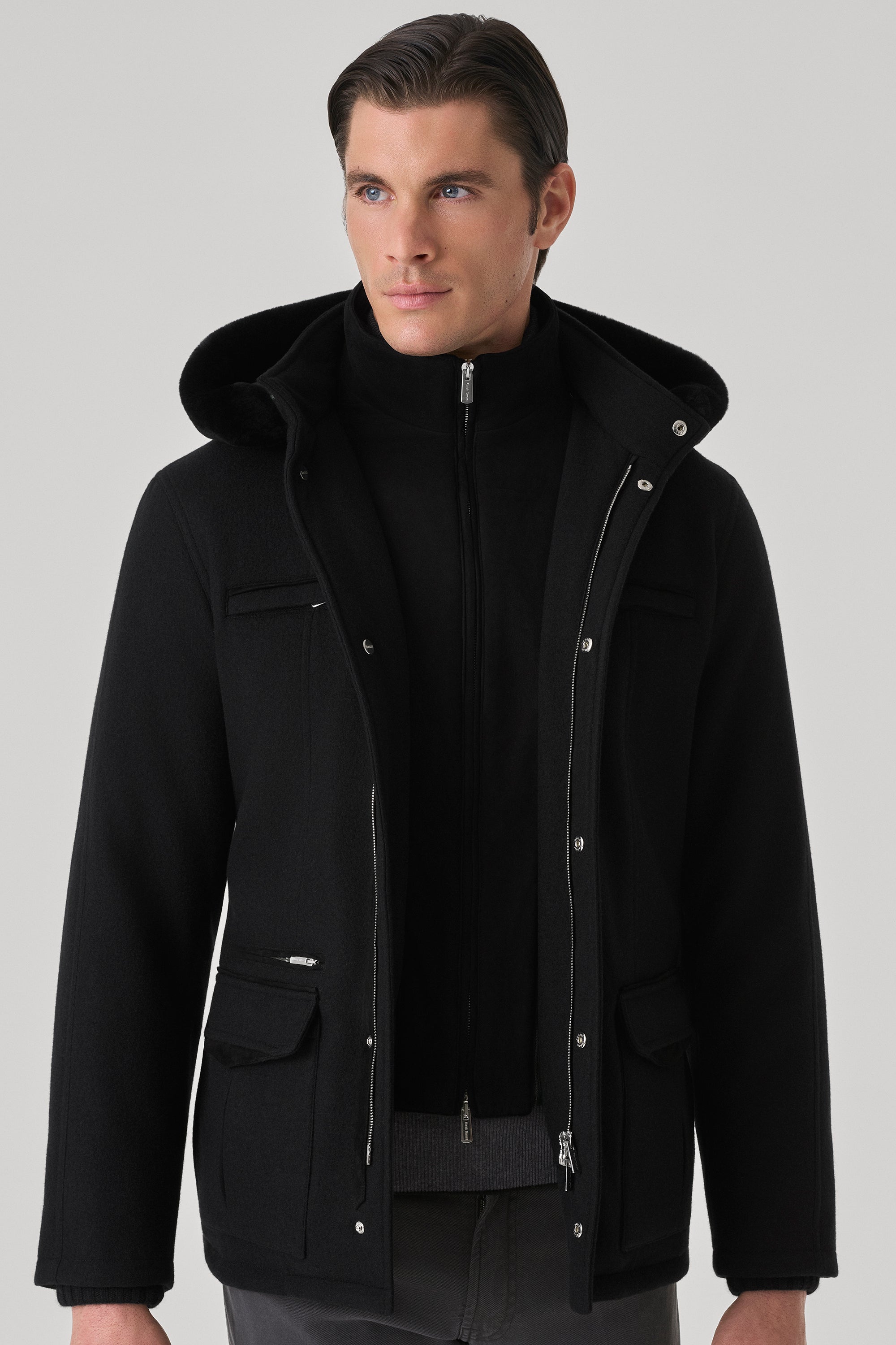 Parka Elvis en ultimum cachemire felt