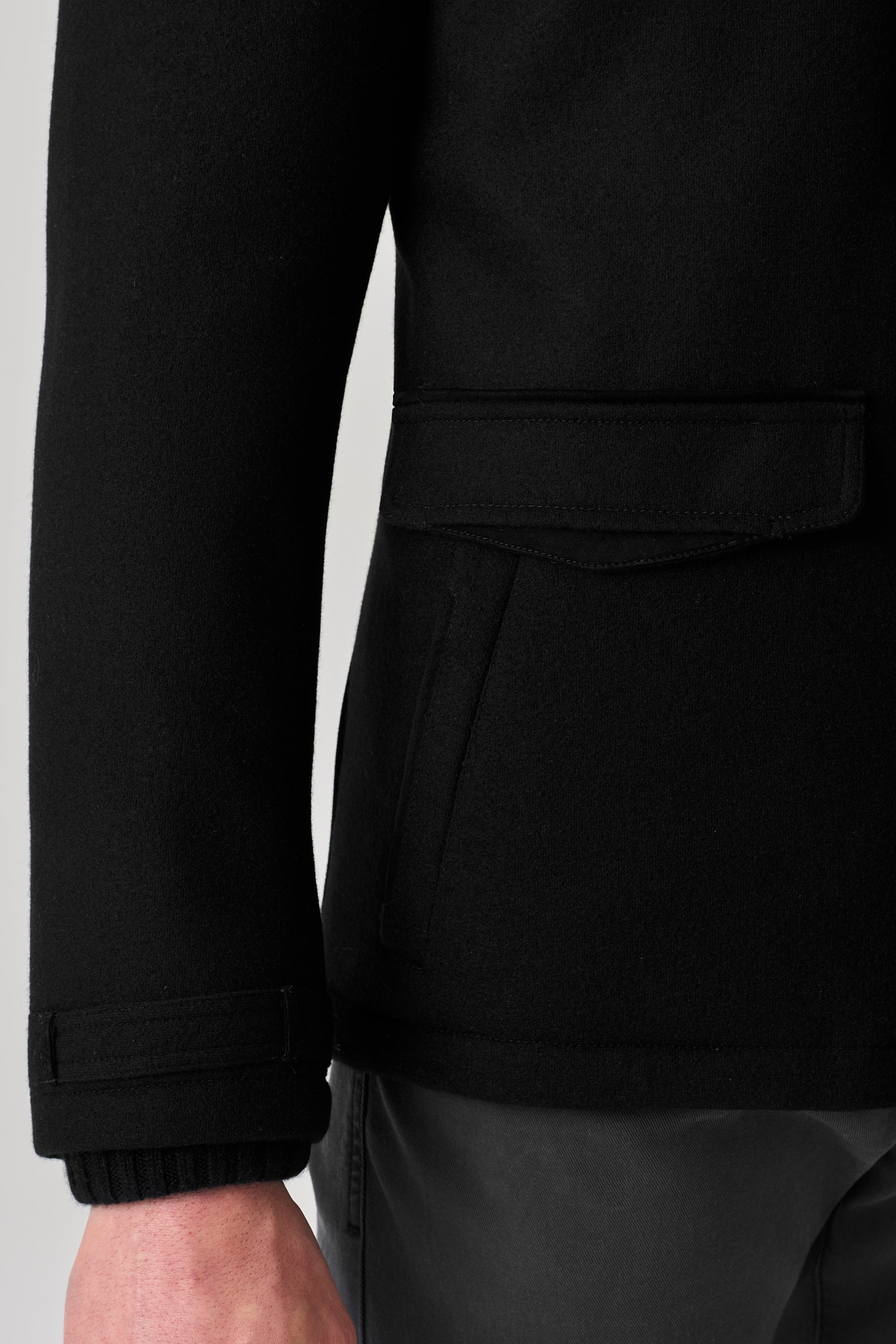 Parka Austin en ultimum cachemire felt et vison
