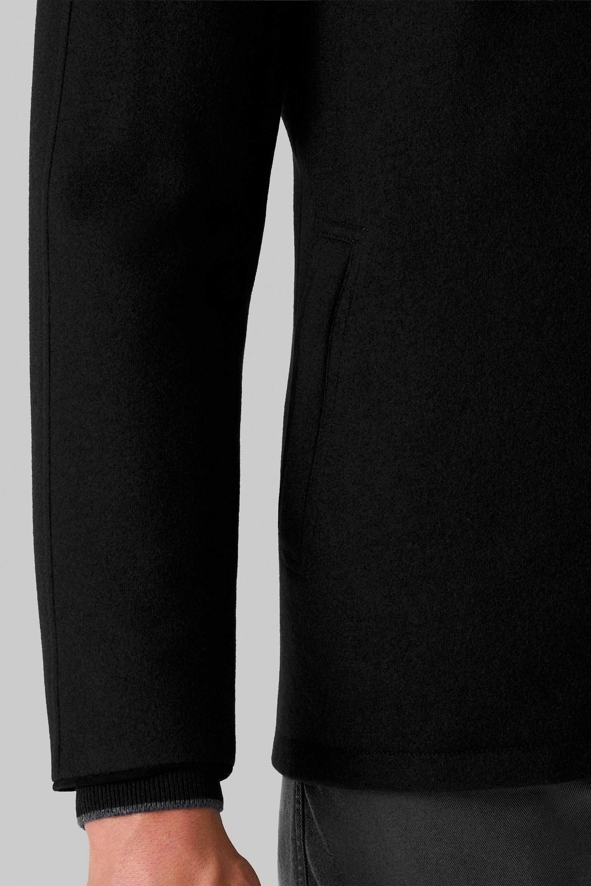 Parka Tom réversible en ultimum cachemire felt et silk nylon ultra-light