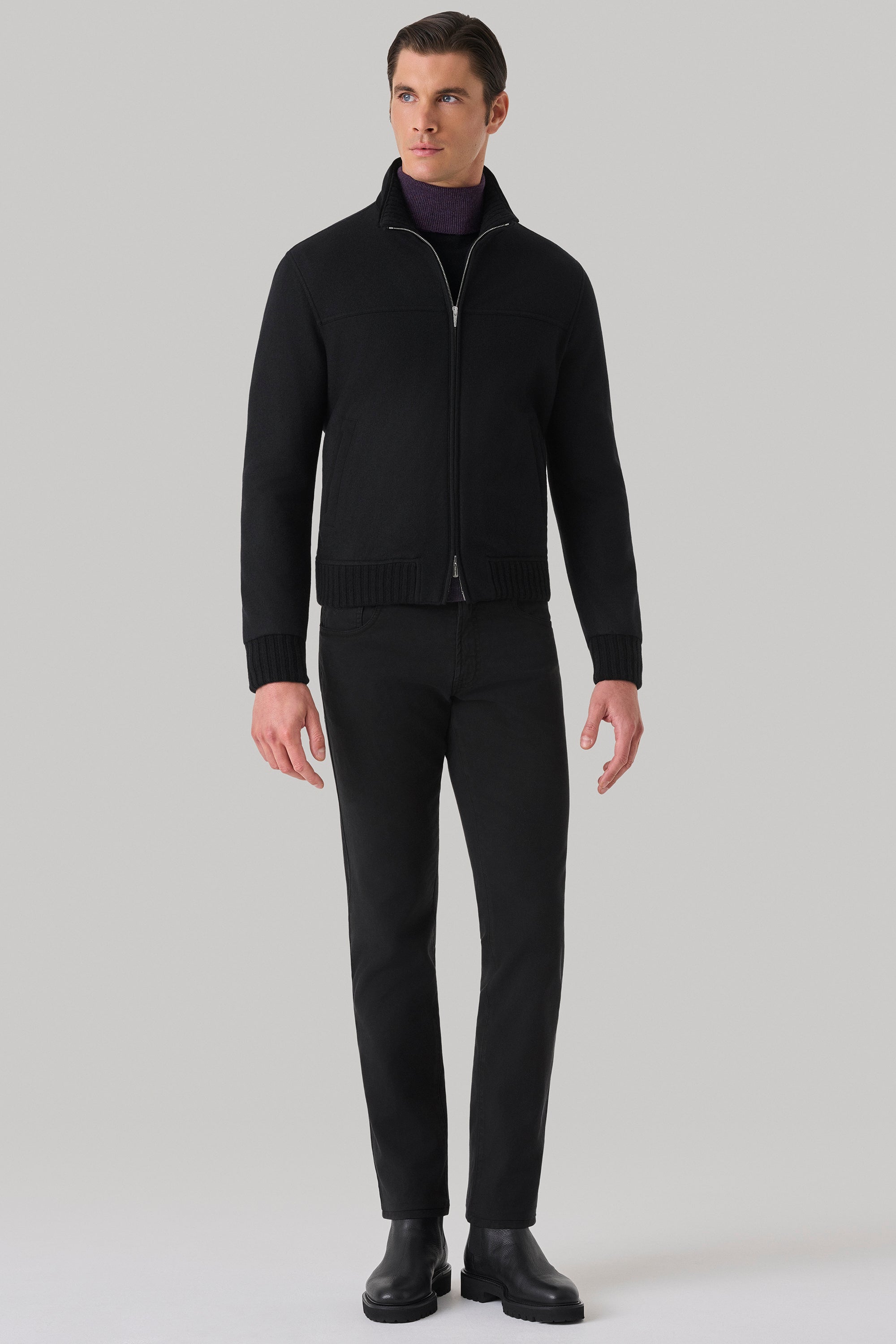 Blouson Confort en ultimum cachemire felt double