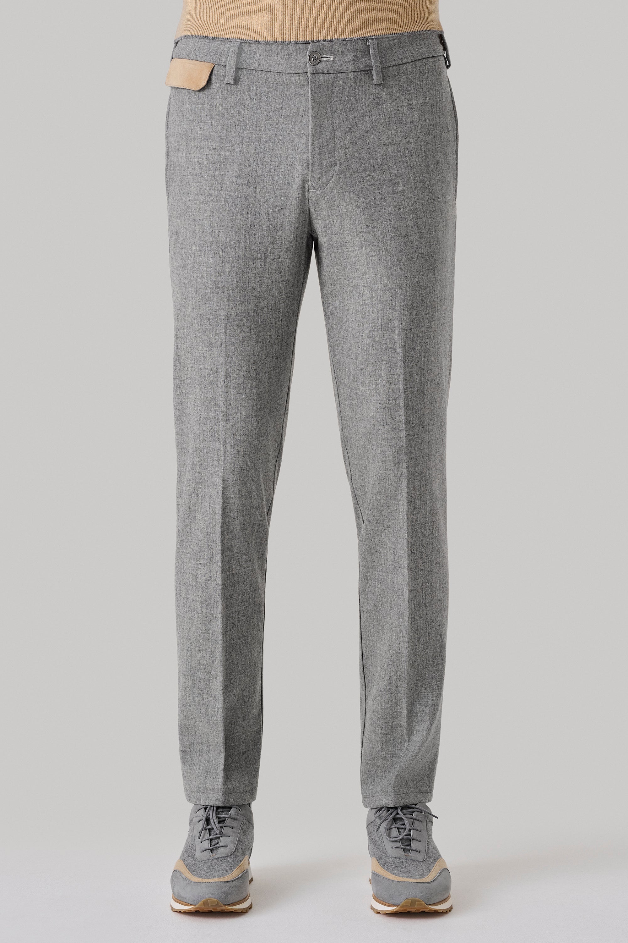 Pantalon en laine et ultimum cachemire felt