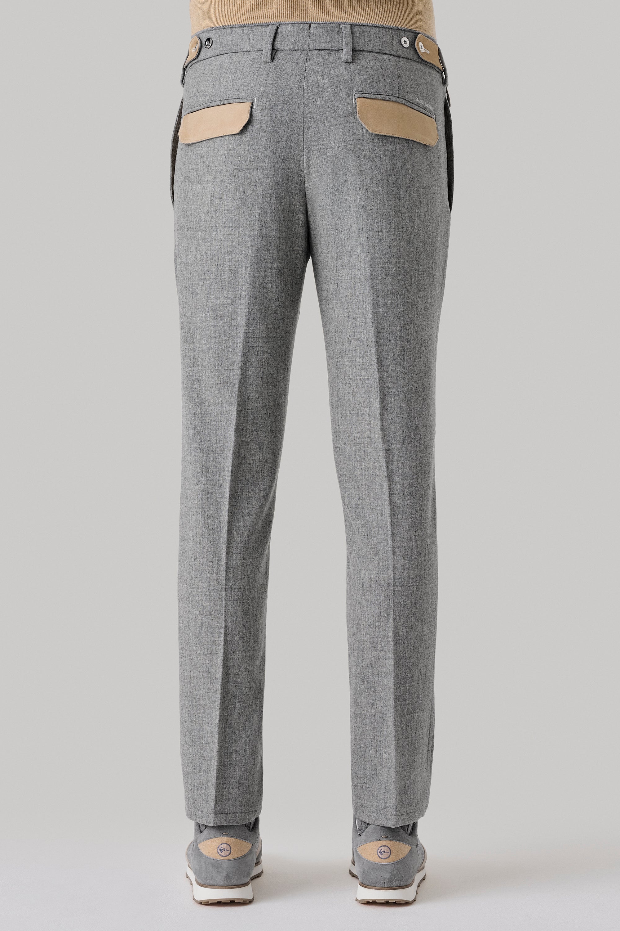 Pantalon en laine et ultimum cachemire felt