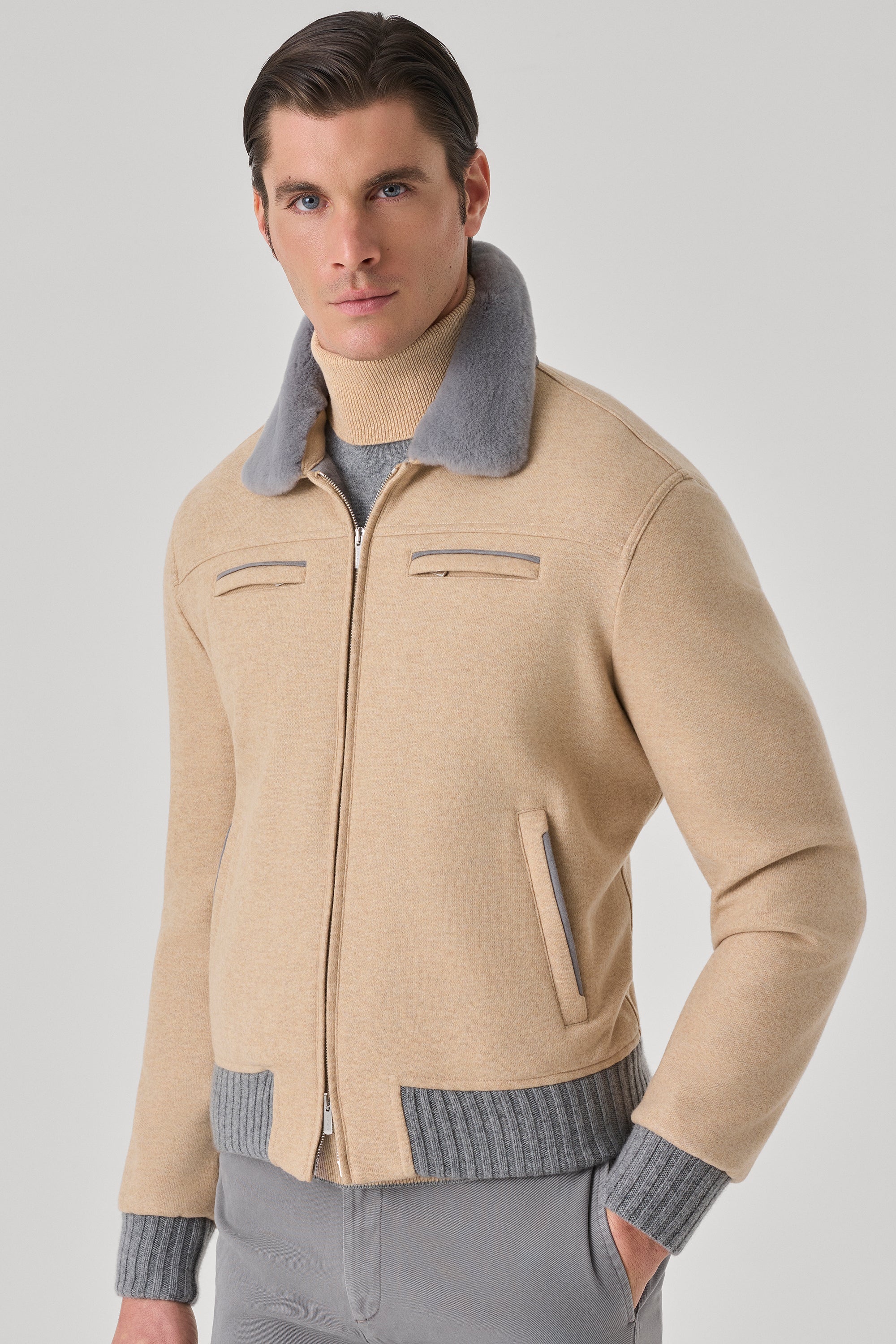 Blouson Cortina en ultimum cachemire felt