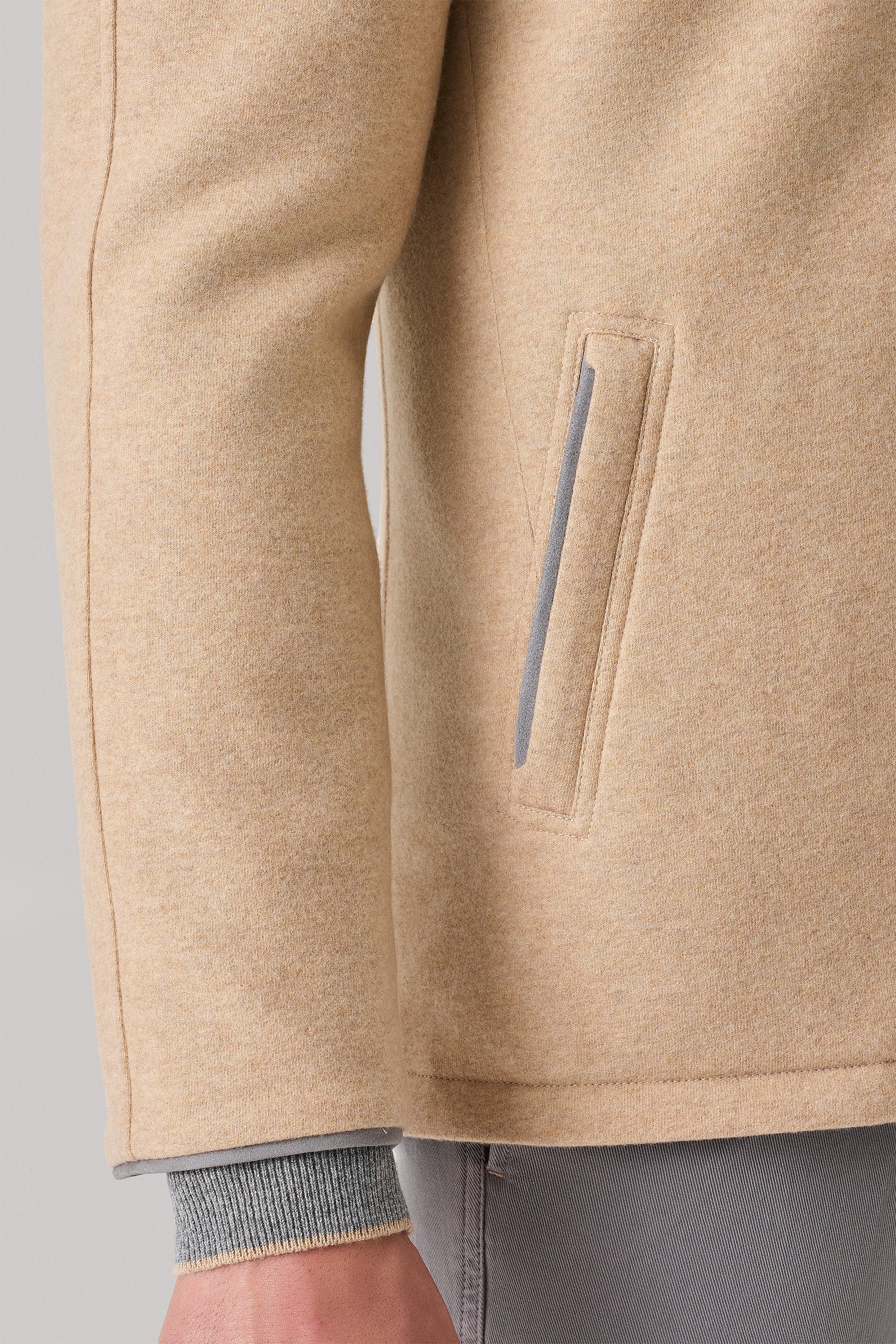 Parka Tom réversible en ultimum cachemire felt et silk nylon ultra-light