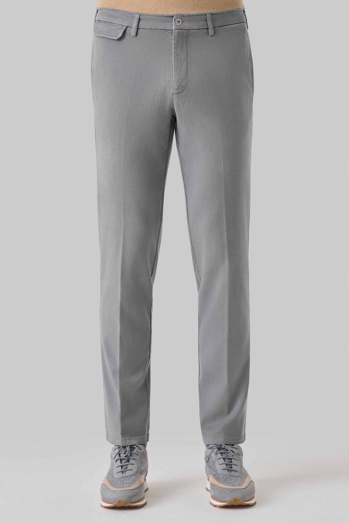 Pantalon en coton stretch