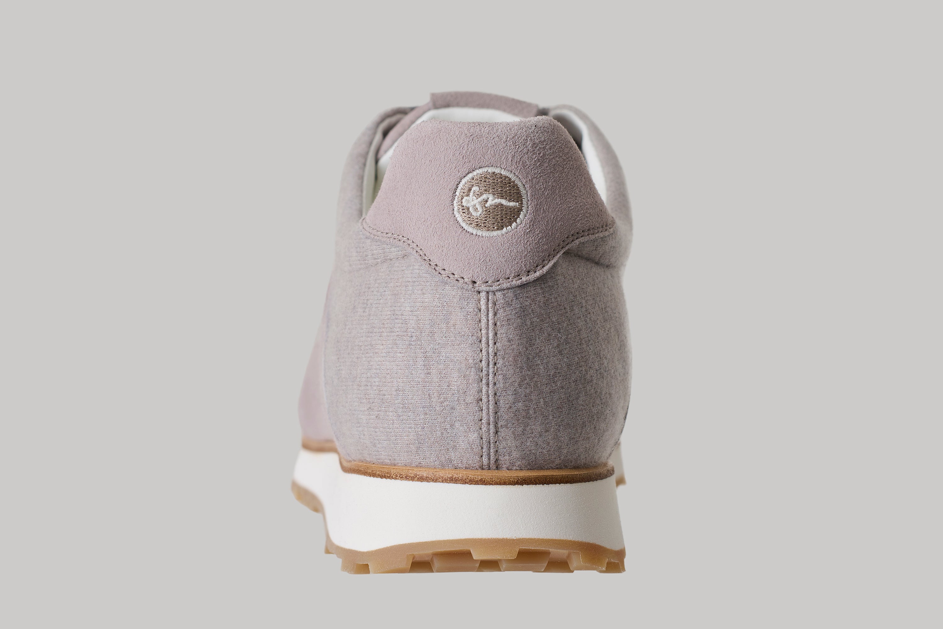 Sneakers Angeles en suède et cachemire felt