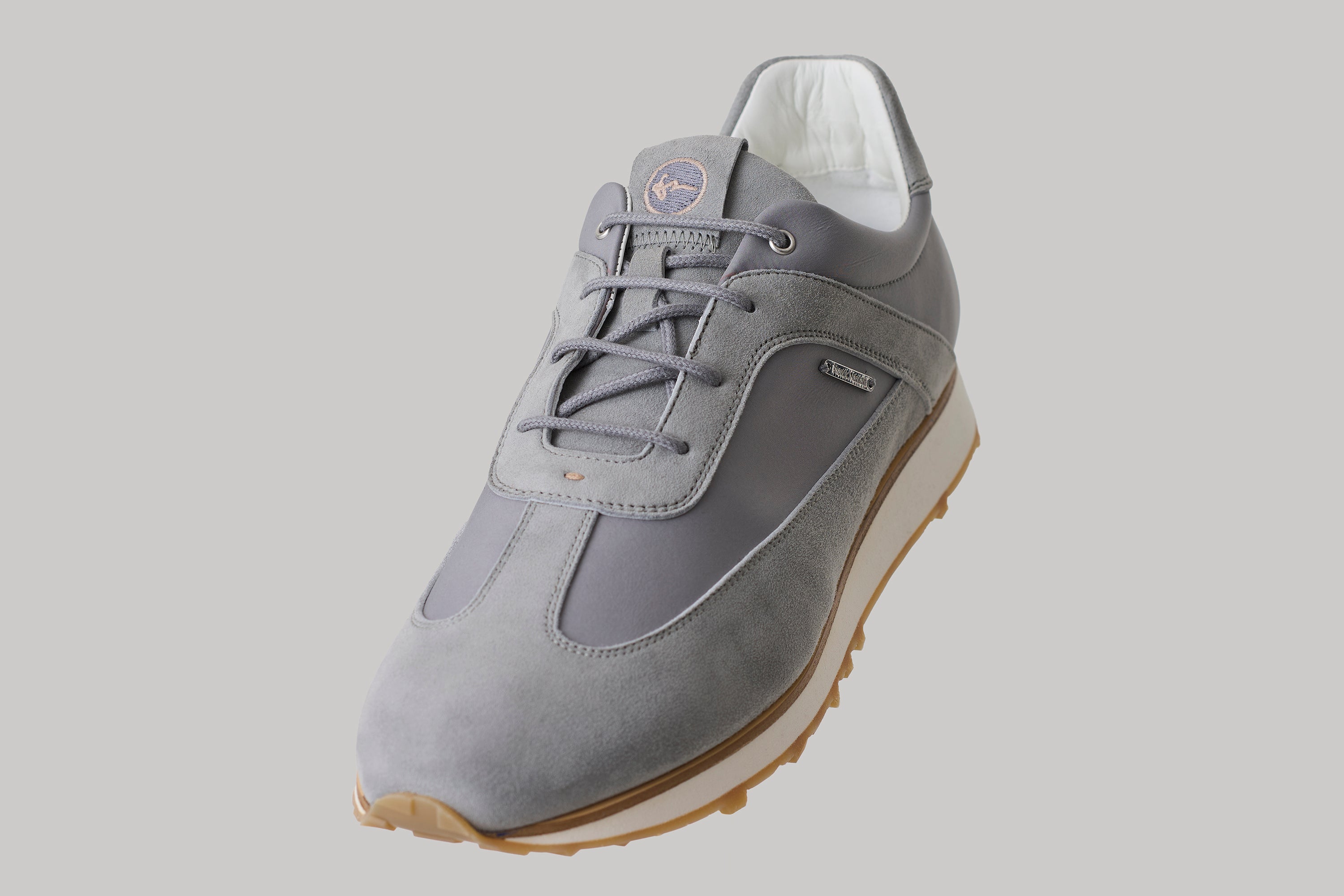 Sneakers Angeles en suède et silk nylon ultra-light