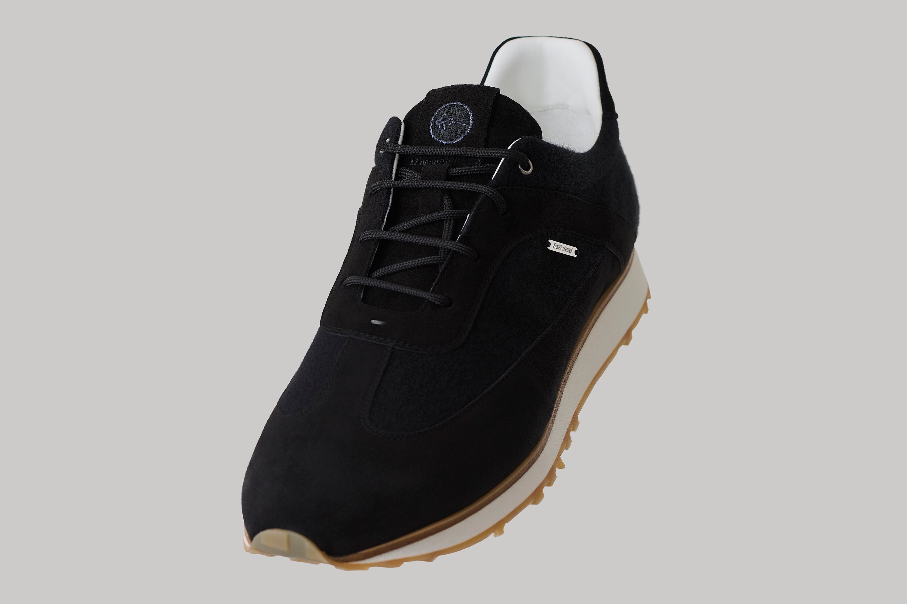 Sneakers Angeles en suède et cachemire felt