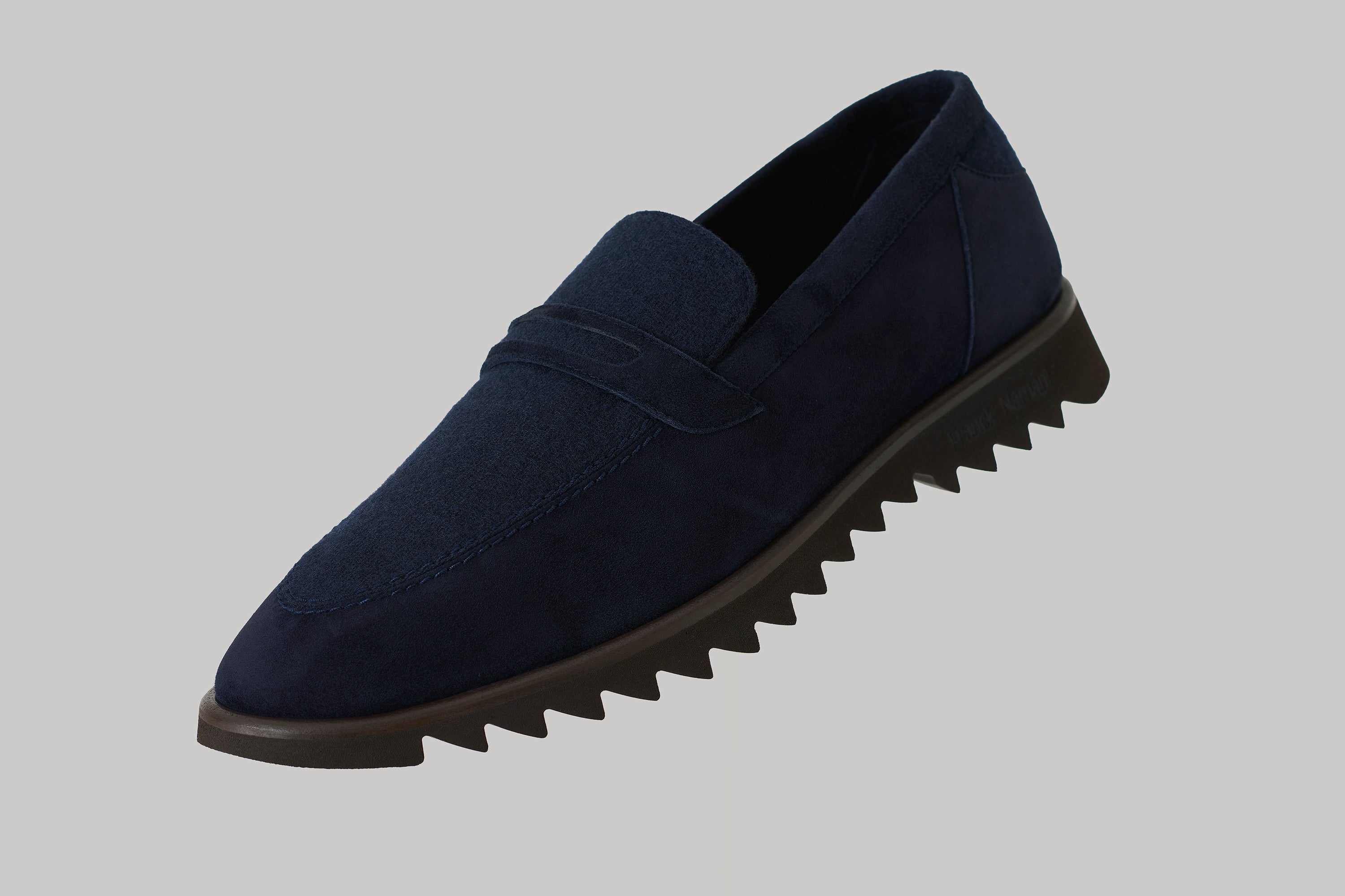 Mocassins Brooklyn en suède et ultimum cachemire