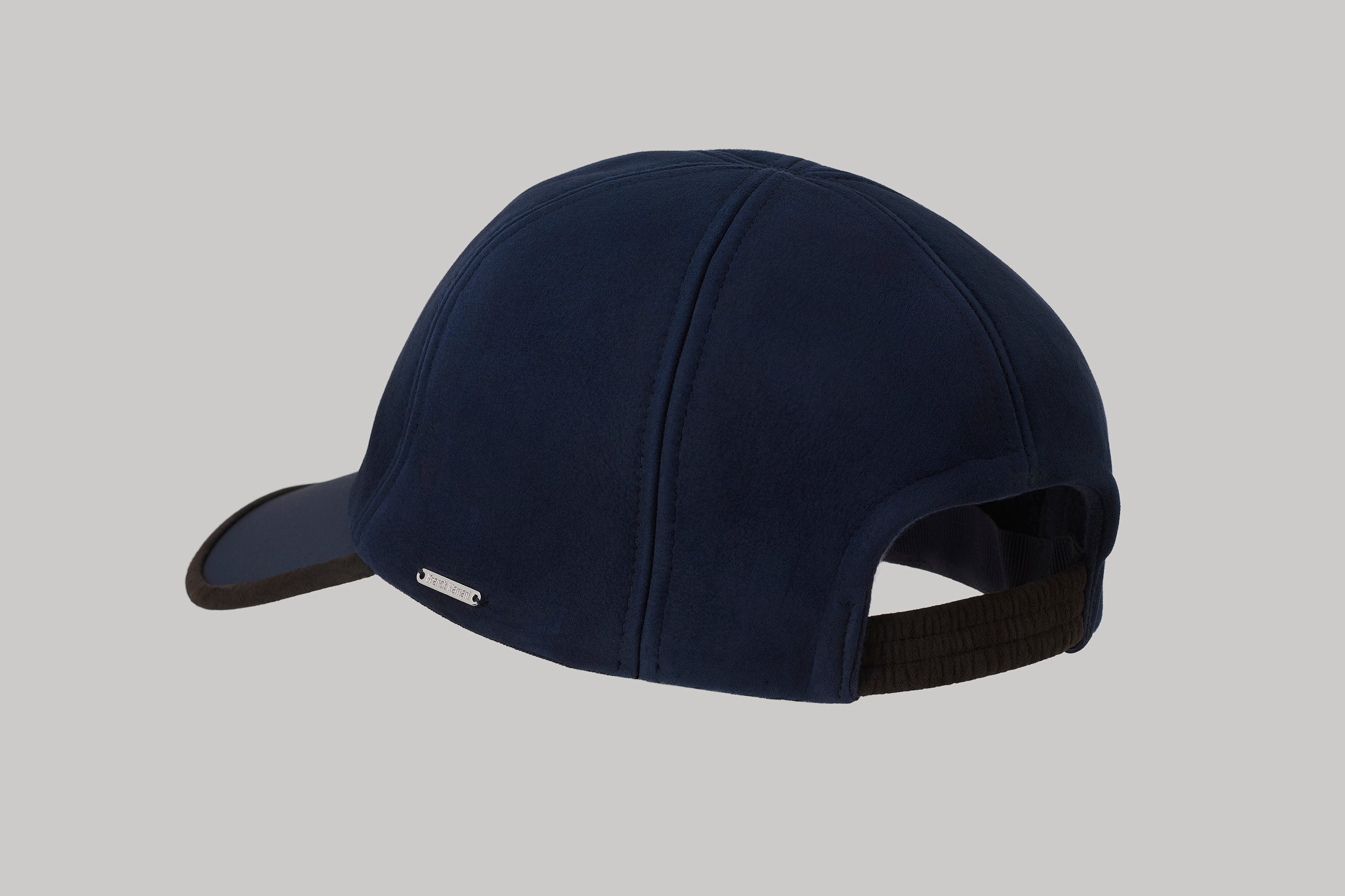 Casquette Baseball en suède doublée en mouton