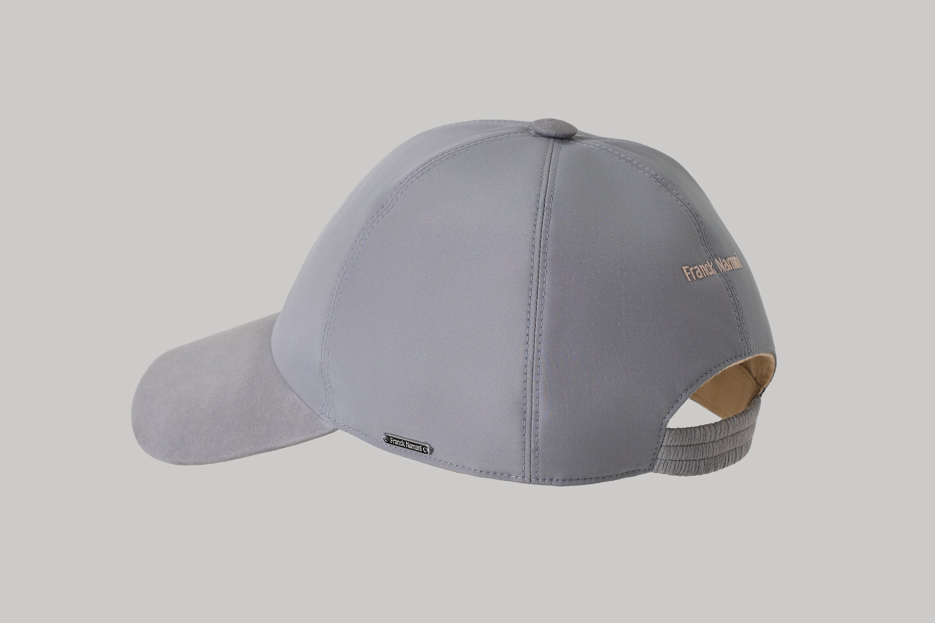 Casquette Baseball en suède et silk nylon ultra-light