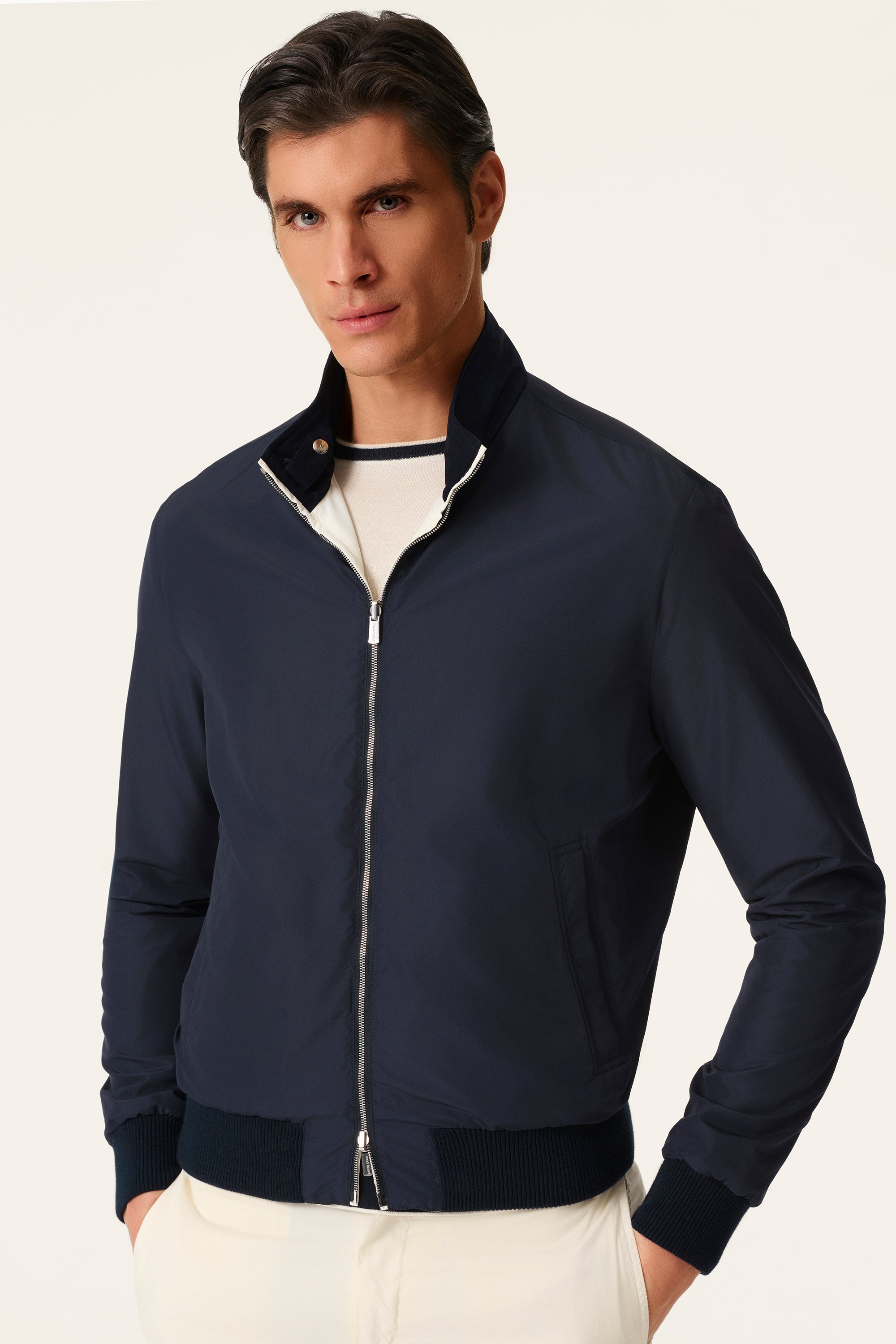 Blouson réversible en silk nylon ultra-light CONFORT