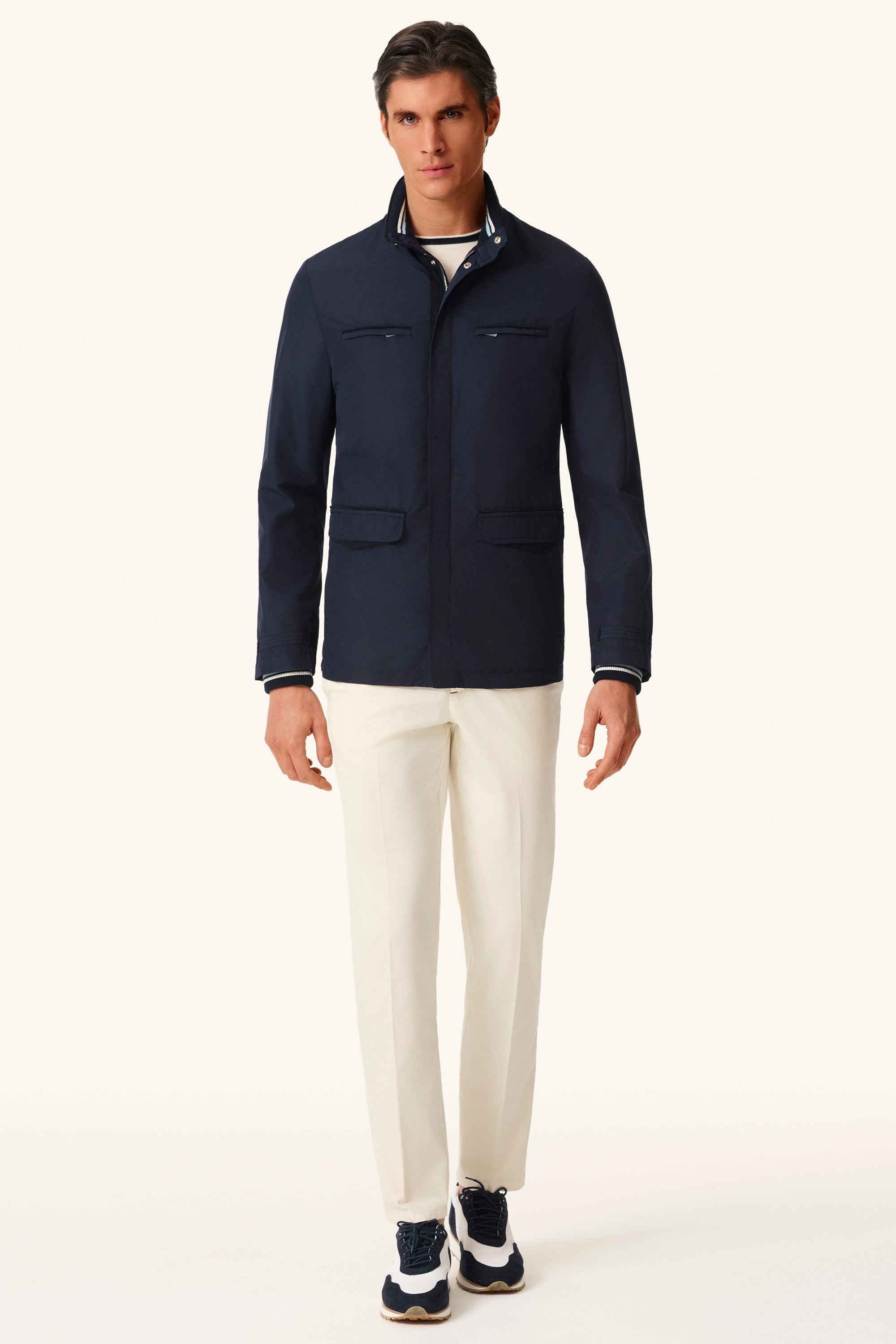 AUSTIN RACING Ultra-light silk nylon parka